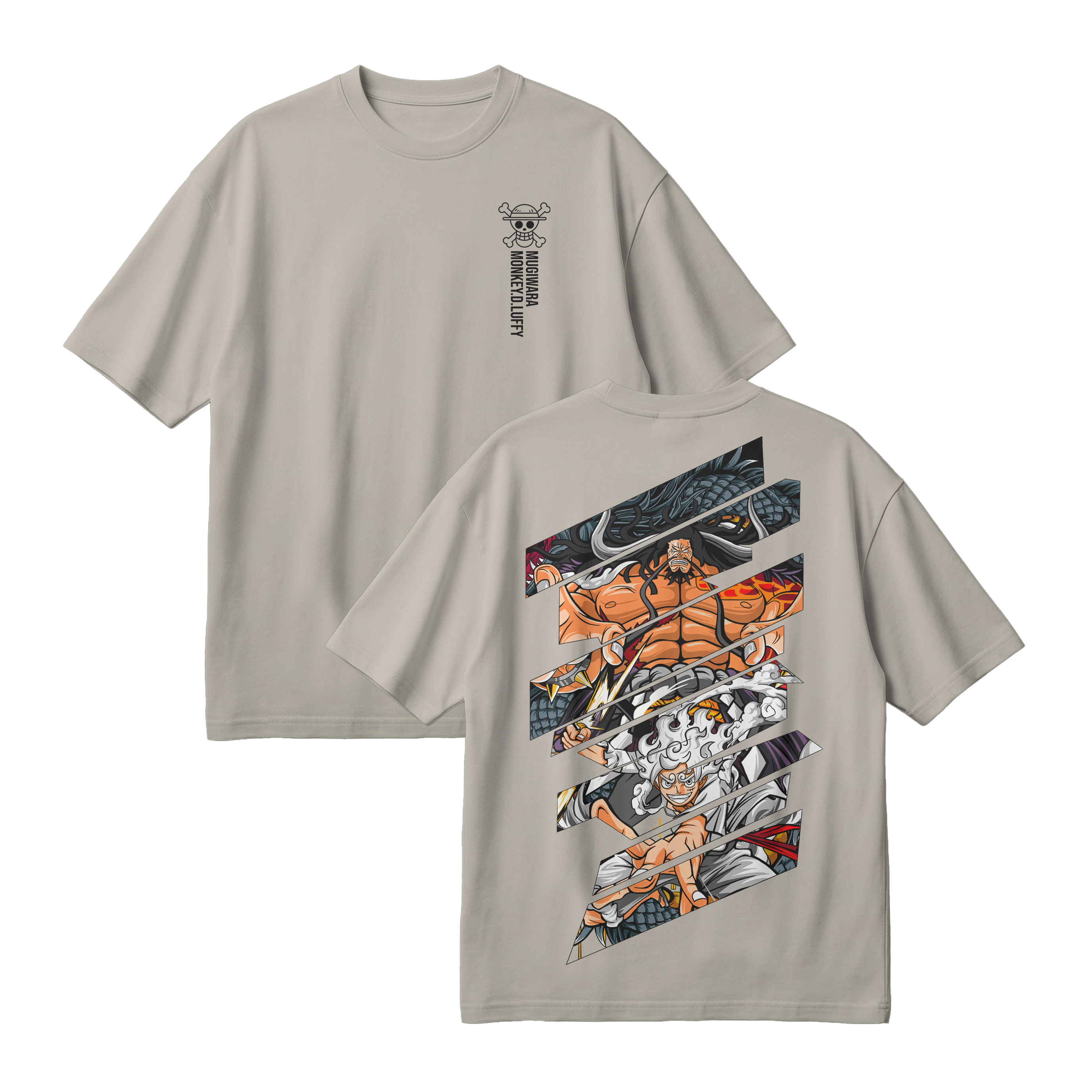 Anime One Piece Monkey D. Luffy Oversized T-Shirt - RZM005