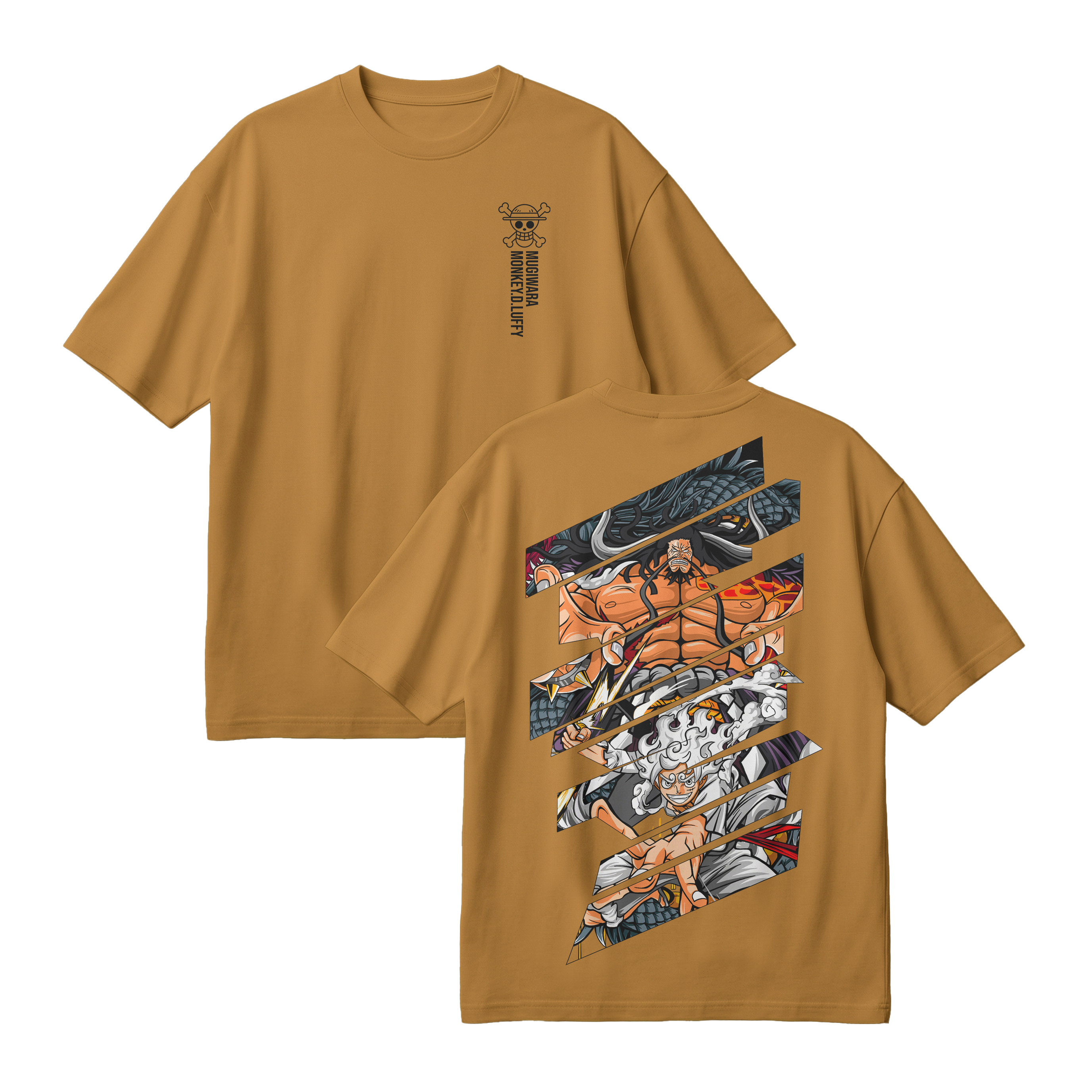 Anime One Piece Monkey D. Luffy Oversized T-Shirt - RZM005