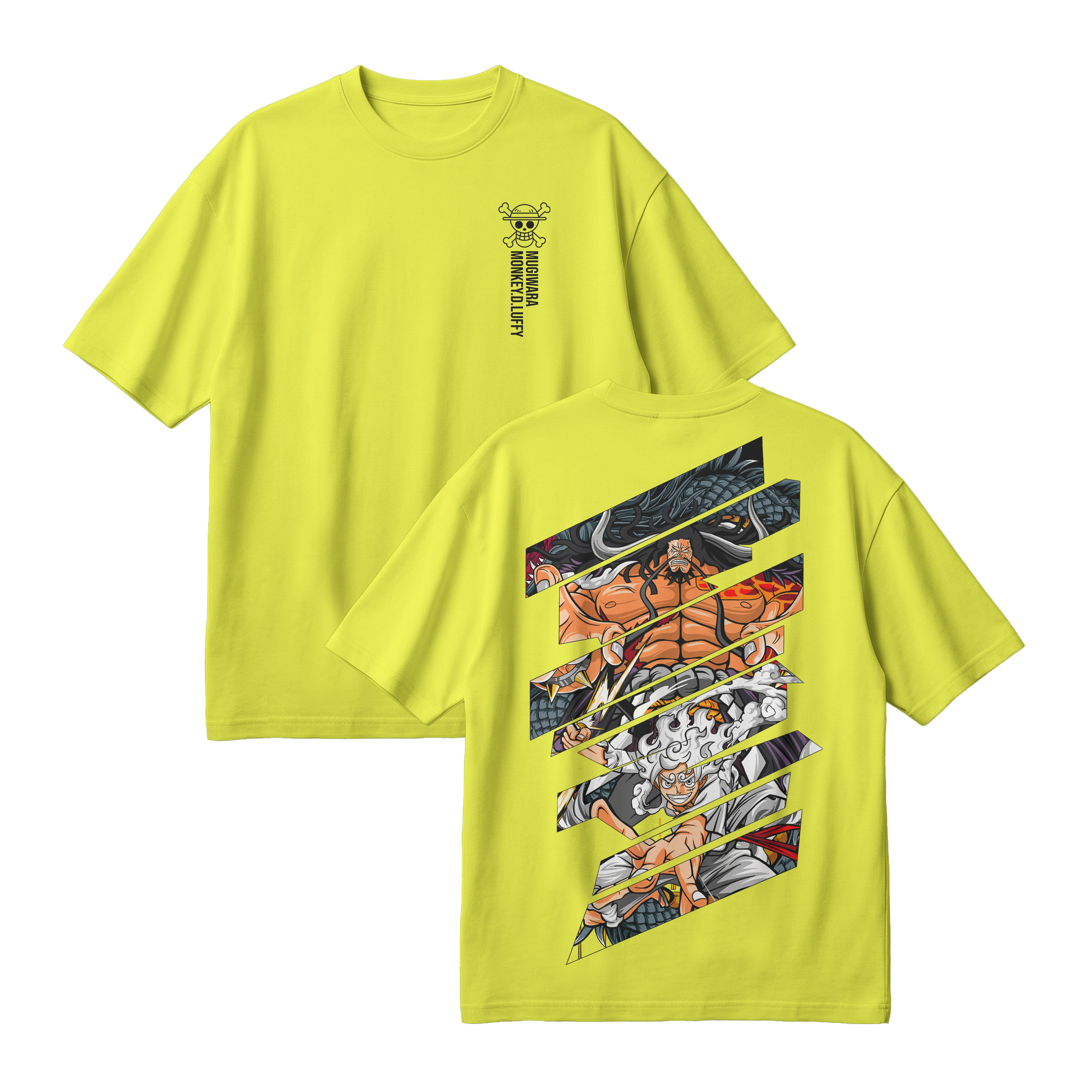 Anime One Piece Monkey D. Luffy Oversized T-Shirt - RZM005