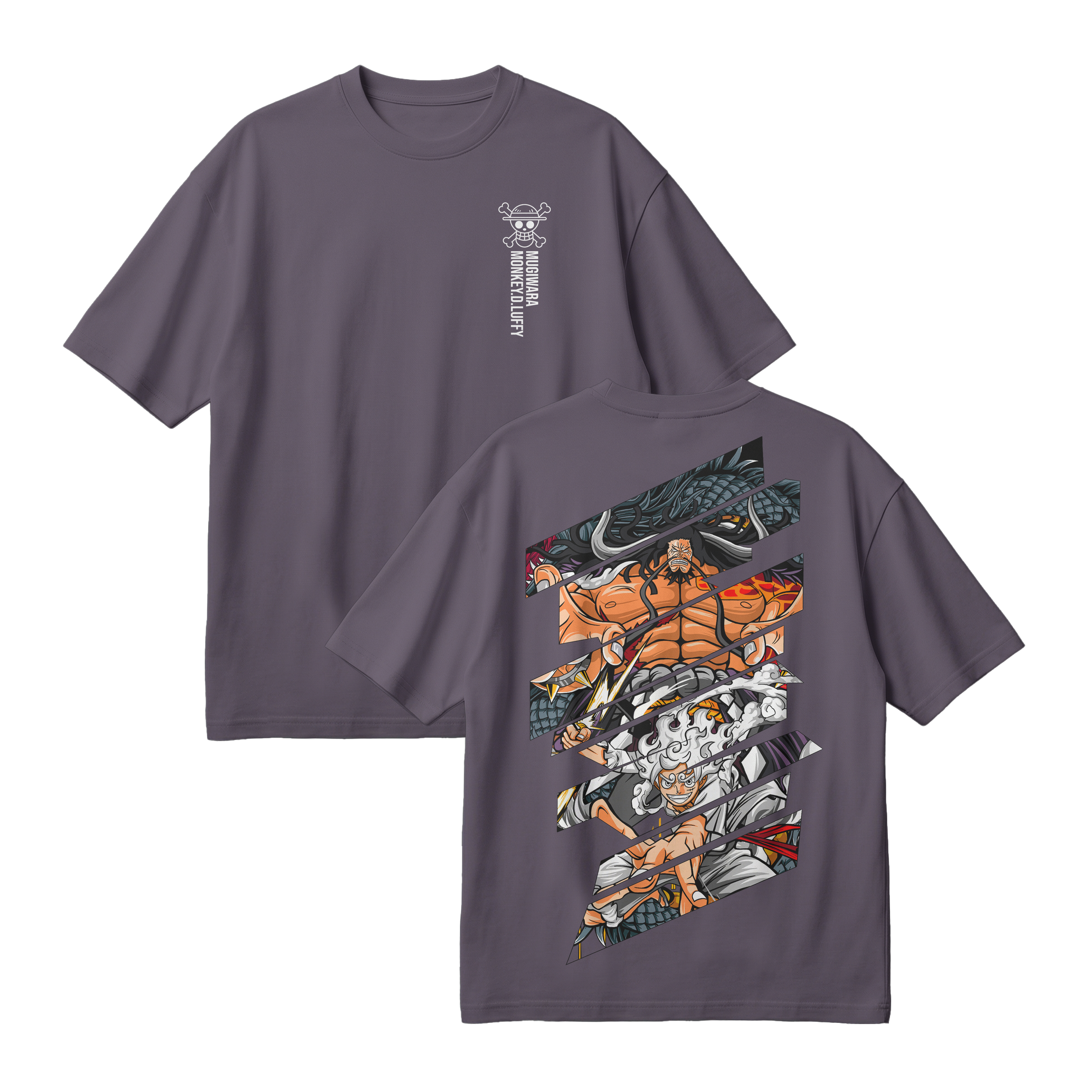 Anime One Piece Monkey D. Luffy Oversized T-Shirt - RZM005
