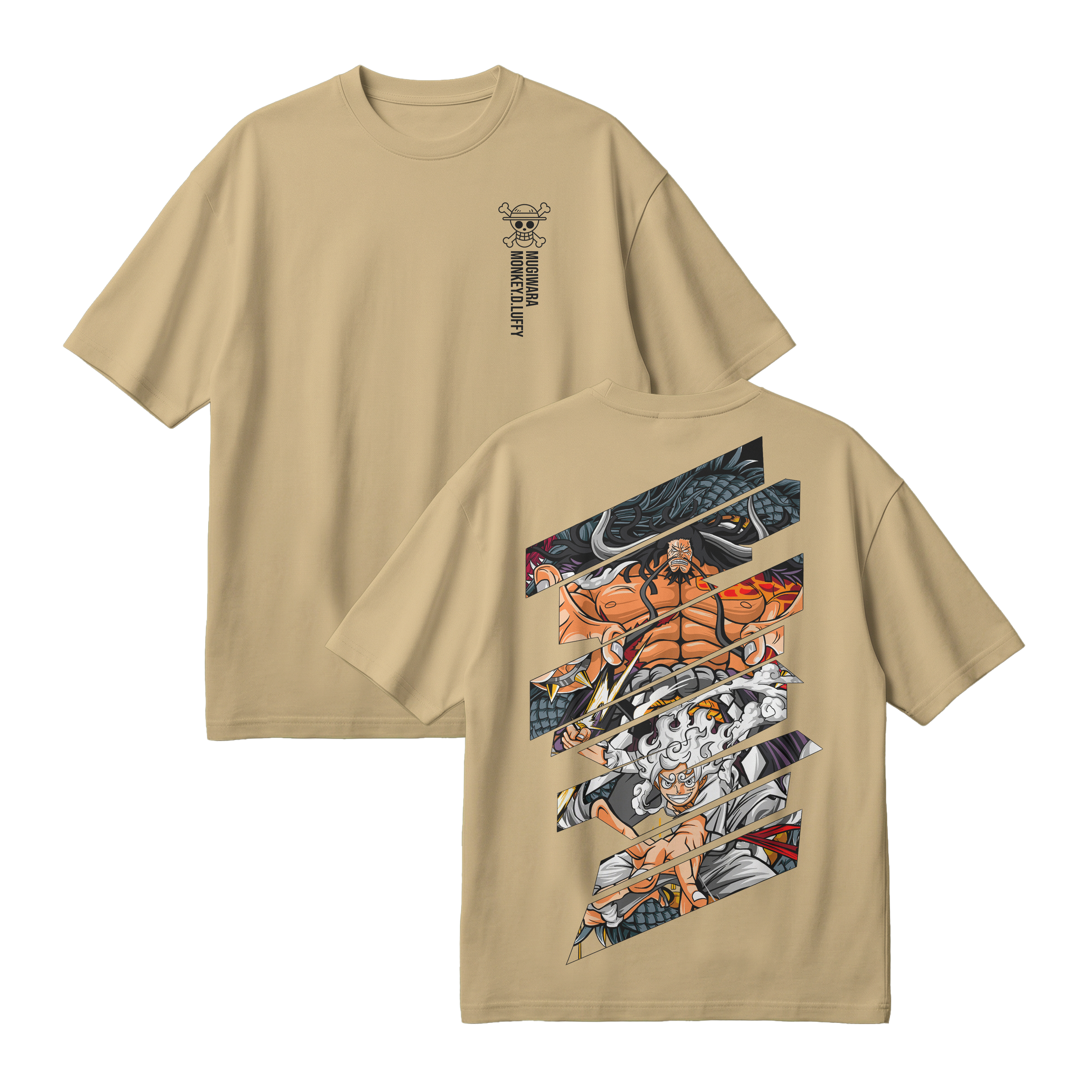 Anime One Piece Monkey D. Luffy Oversized T-Shirt - RZM005