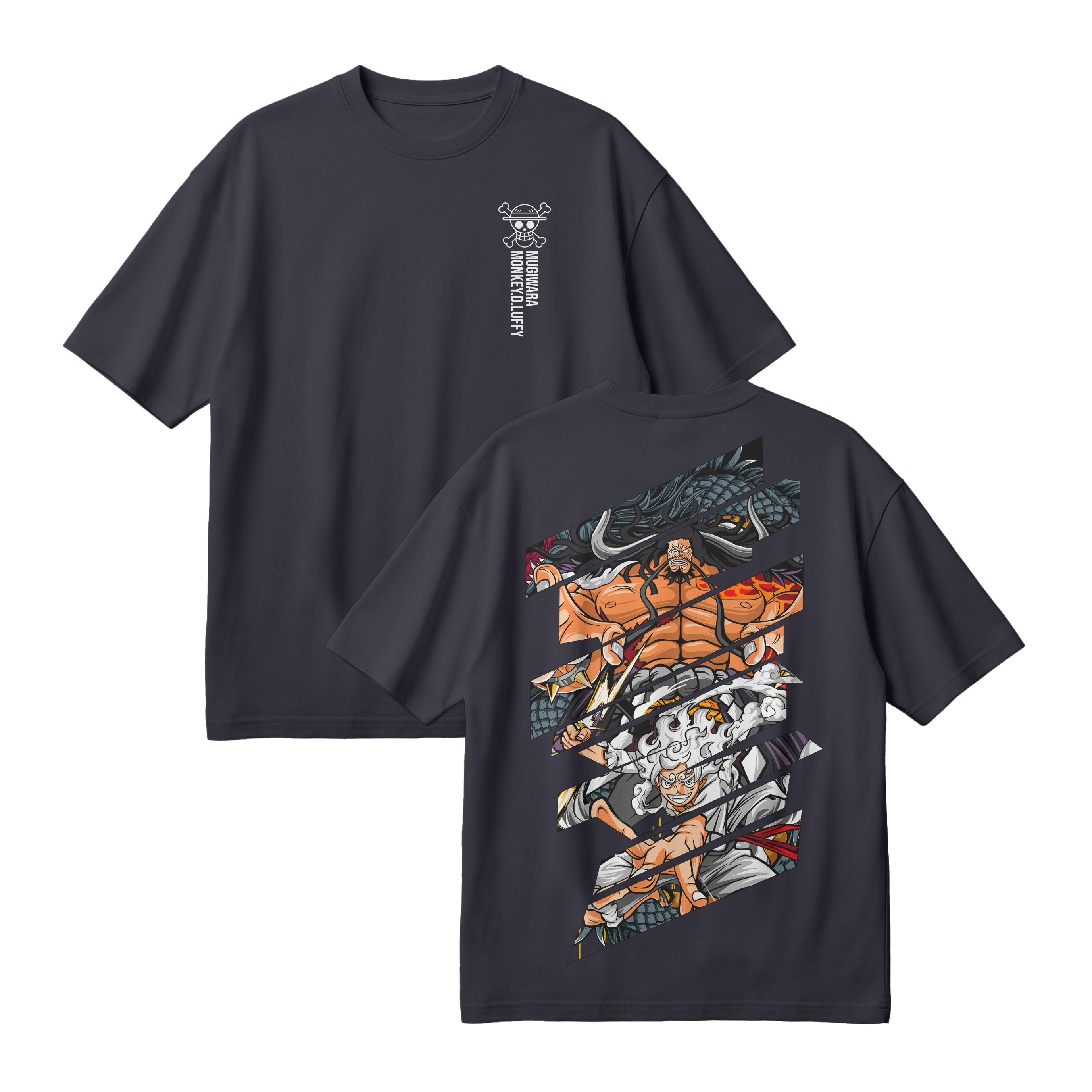 Anime One Piece Monkey D. Luffy Oversized T-Shirt - RZM005