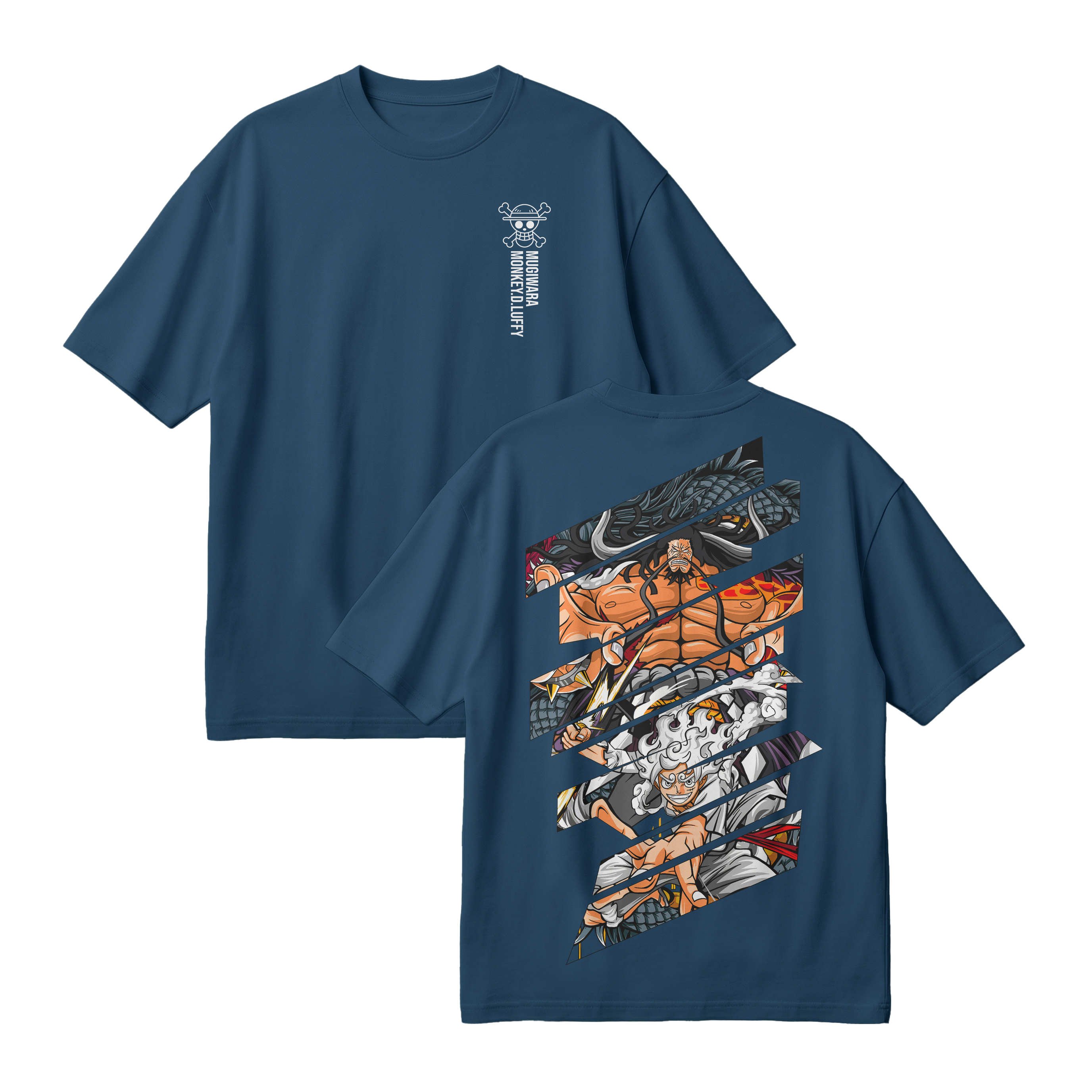 Anime One Piece Monkey D. Luffy Oversized T-Shirt - RZM005