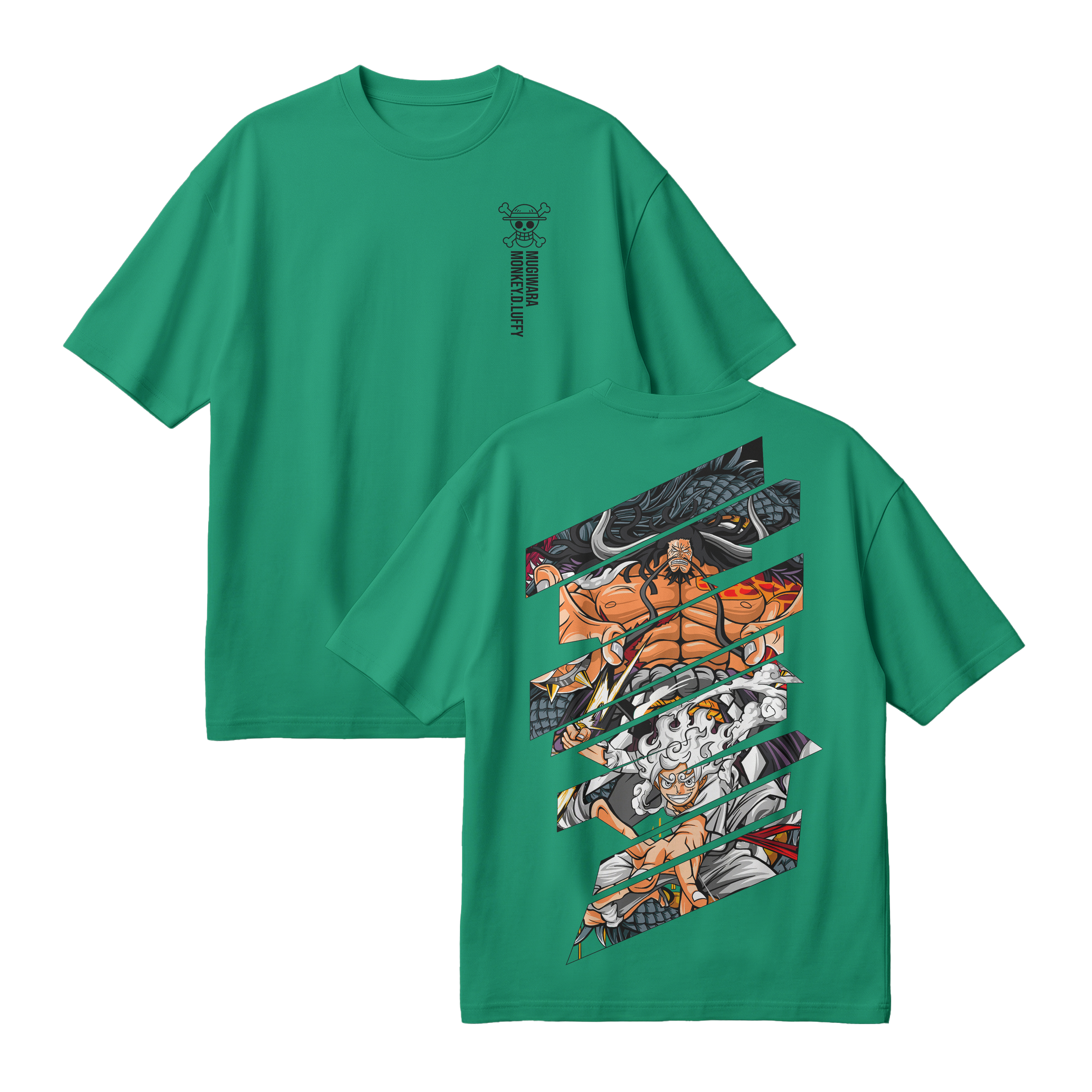 Anime One Piece Monkey D. Luffy Oversized T-Shirt - RZM005