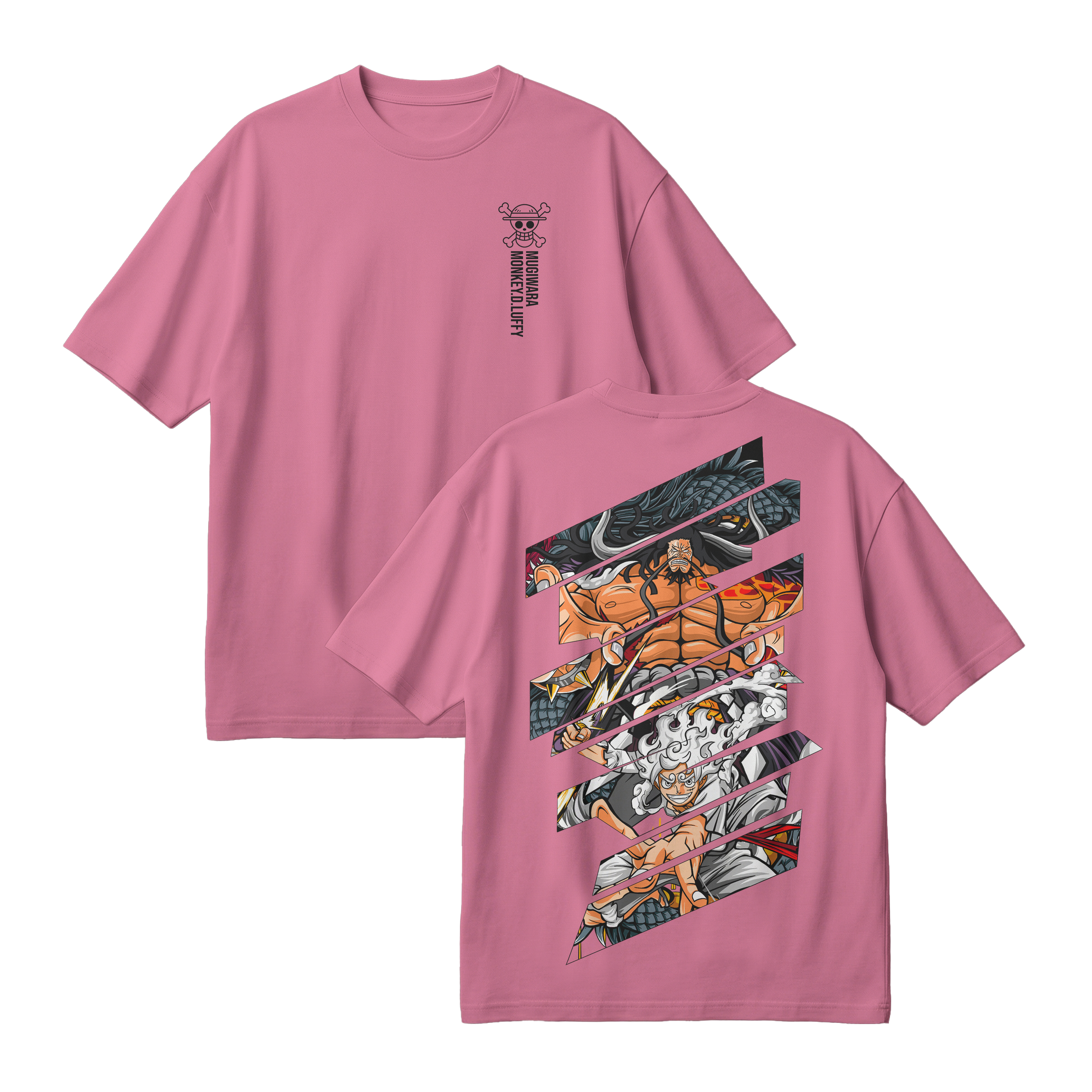 Anime One Piece Monkey D. Luffy Oversized T-Shirt - RZM005