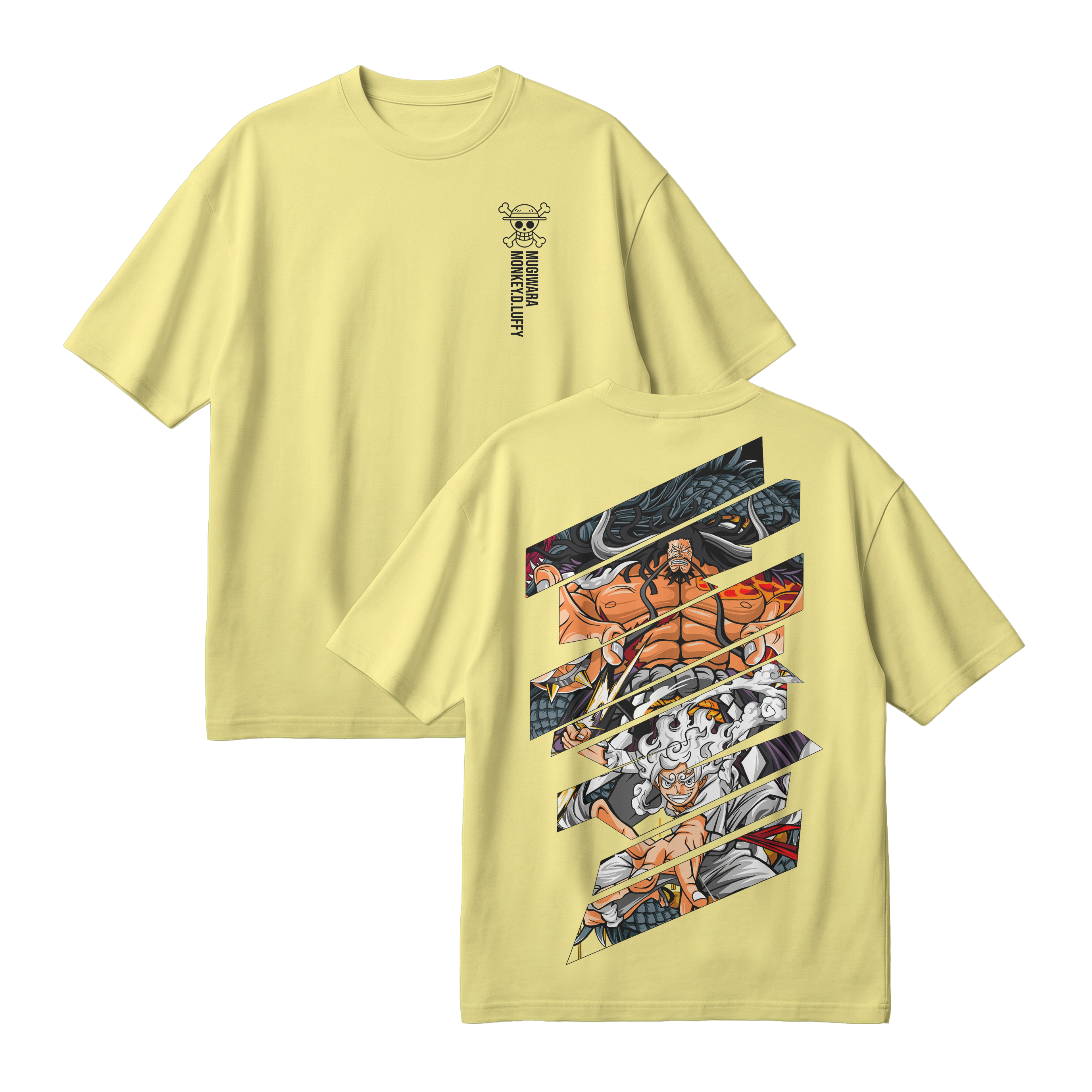 Anime One Piece Monkey D. Luffy Oversized T-Shirt - RZM005