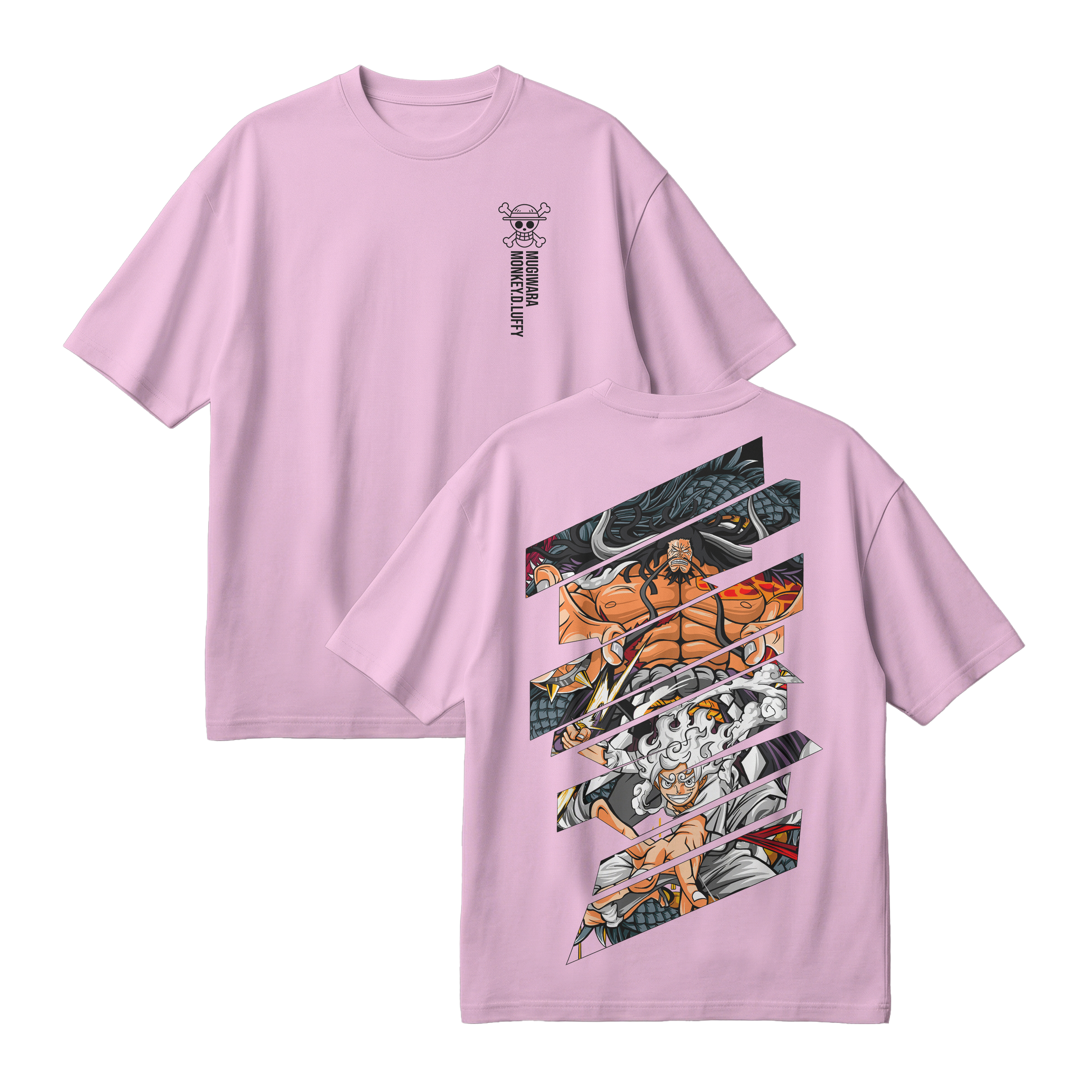 Anime One Piece Monkey D. Luffy Oversized T-Shirt - RZM005