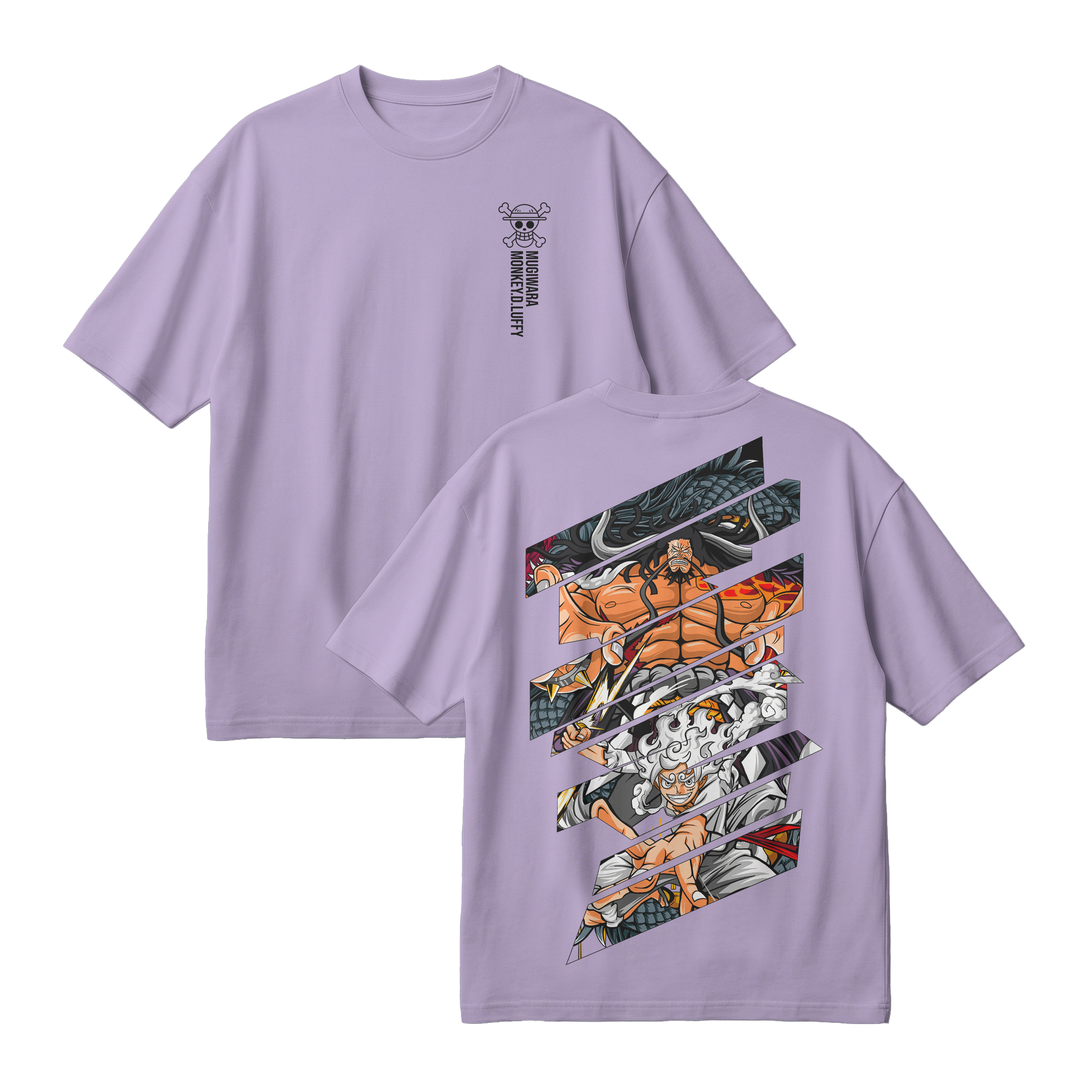 Anime One Piece Monkey D. Luffy Oversized T-Shirt - RZM005