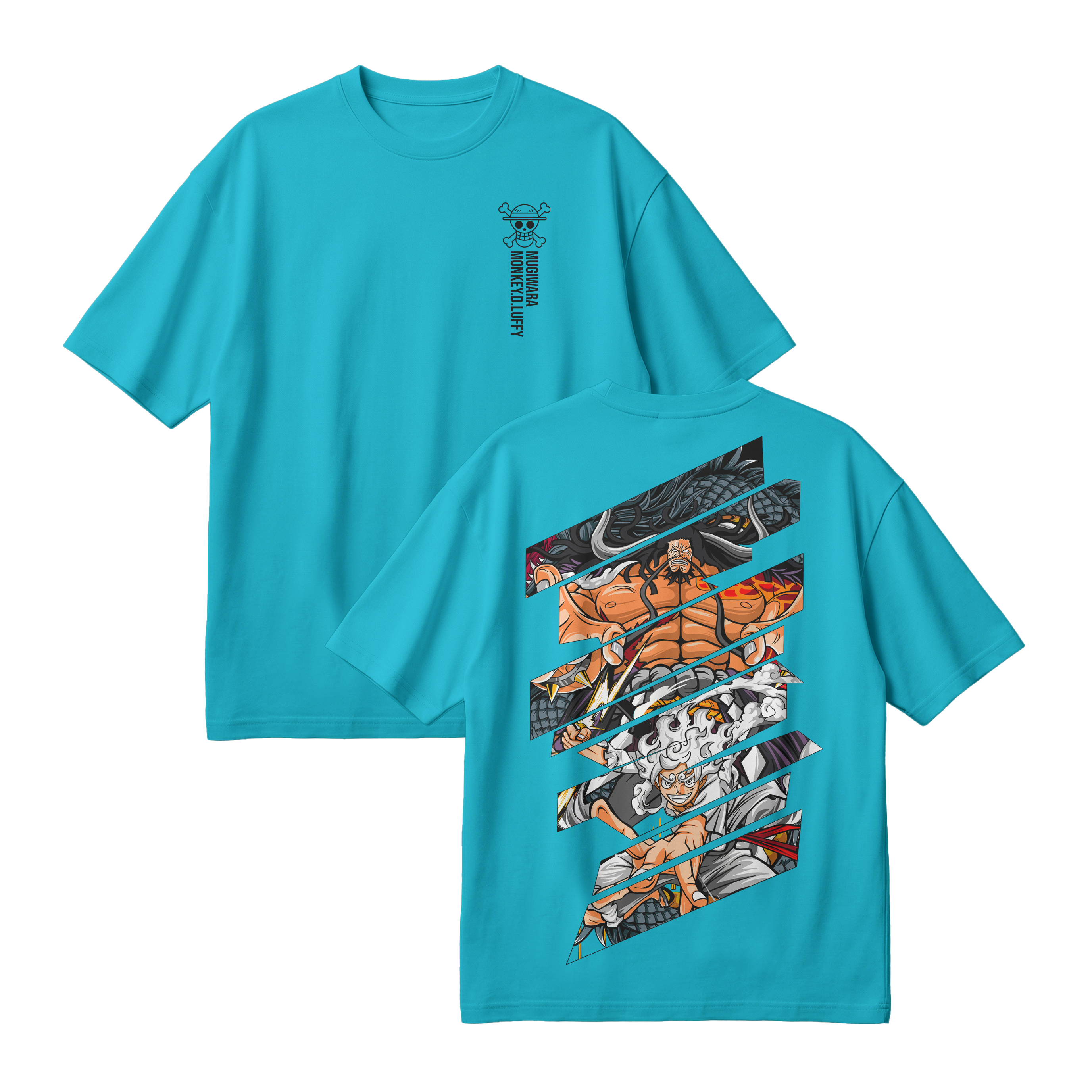 Anime One Piece Monkey D. Luffy Oversized T-Shirt - RZM005