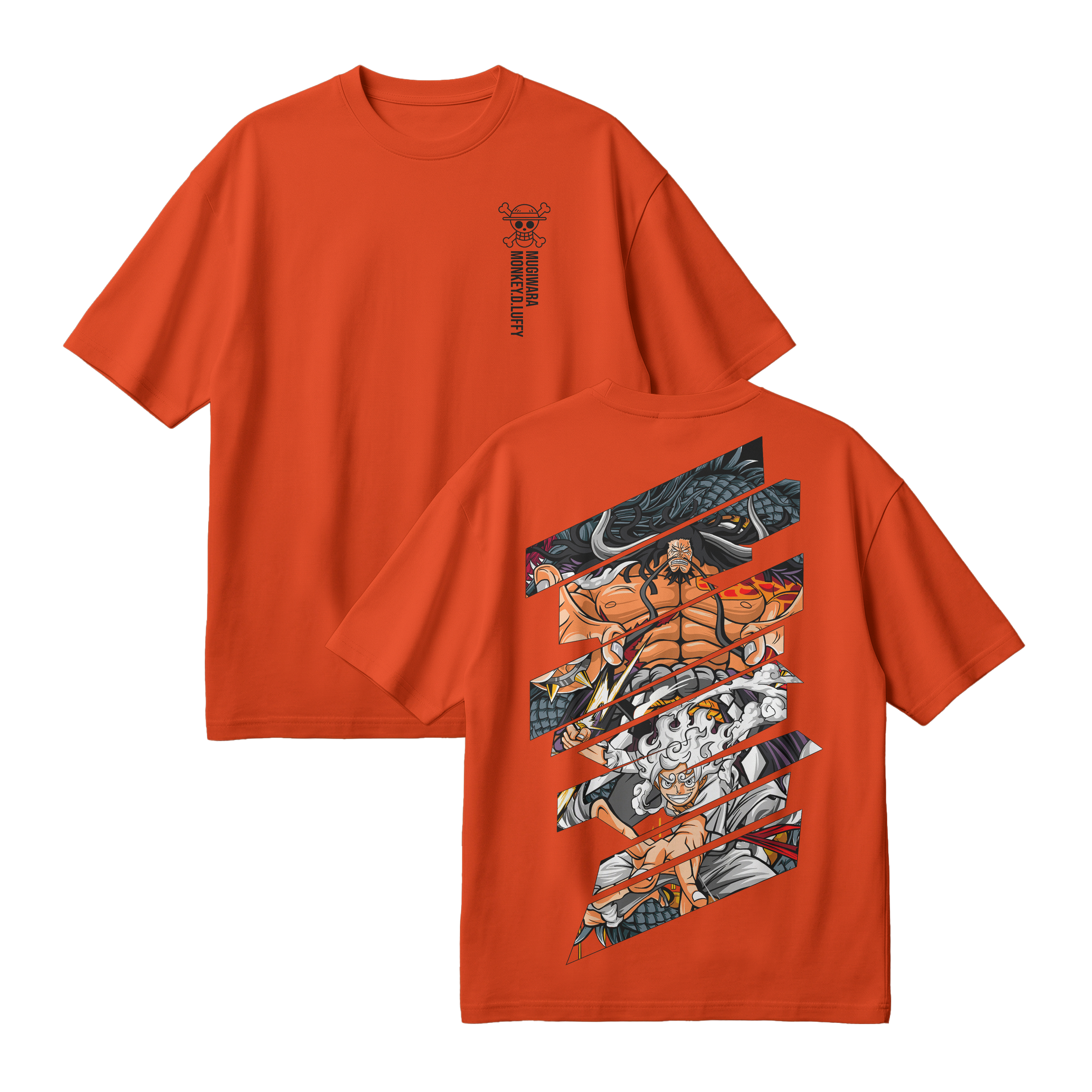 Anime One Piece Monkey D. Luffy Oversized T-Shirt - RZM005