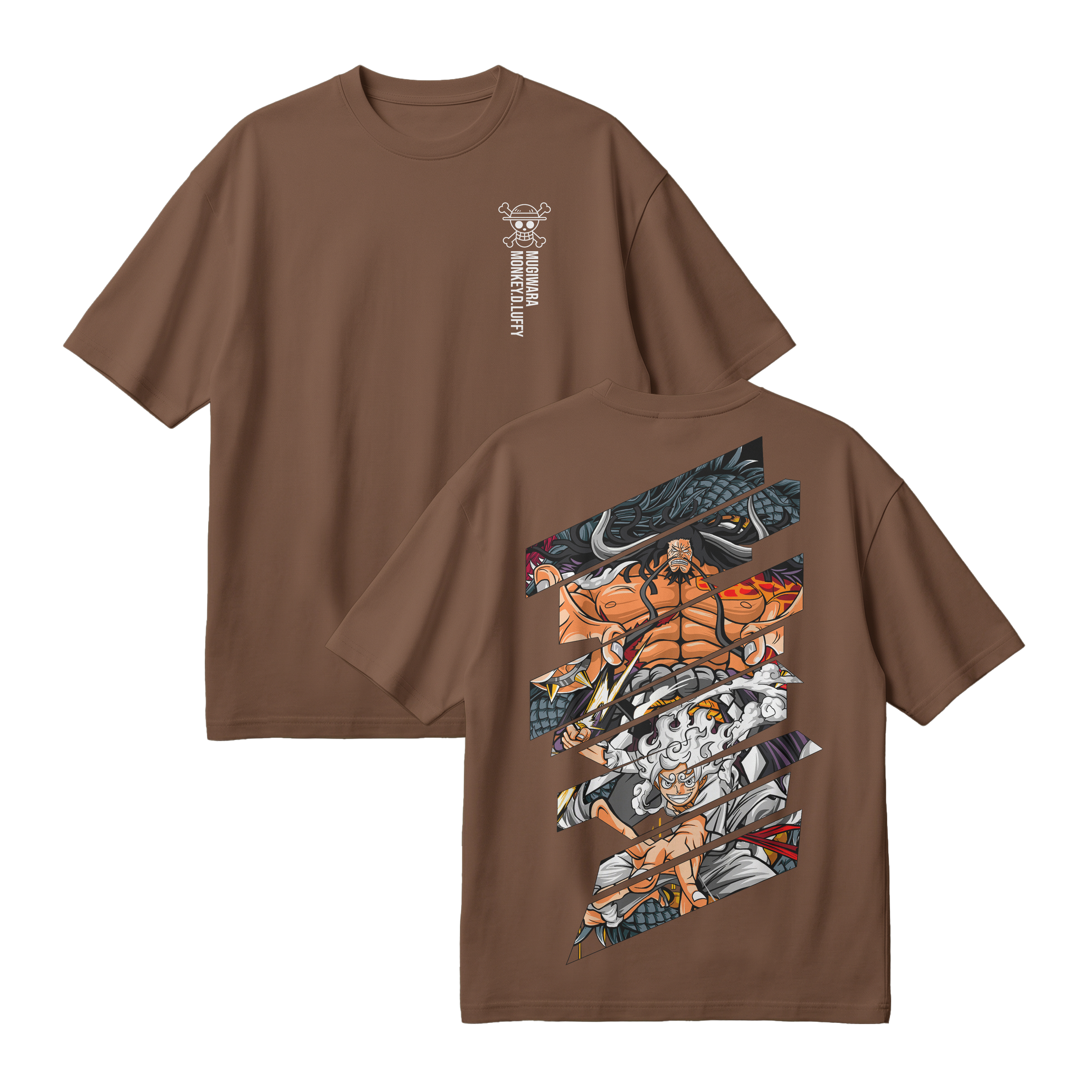 Anime One Piece Monkey D. Luffy Oversized T-Shirt - RZM005