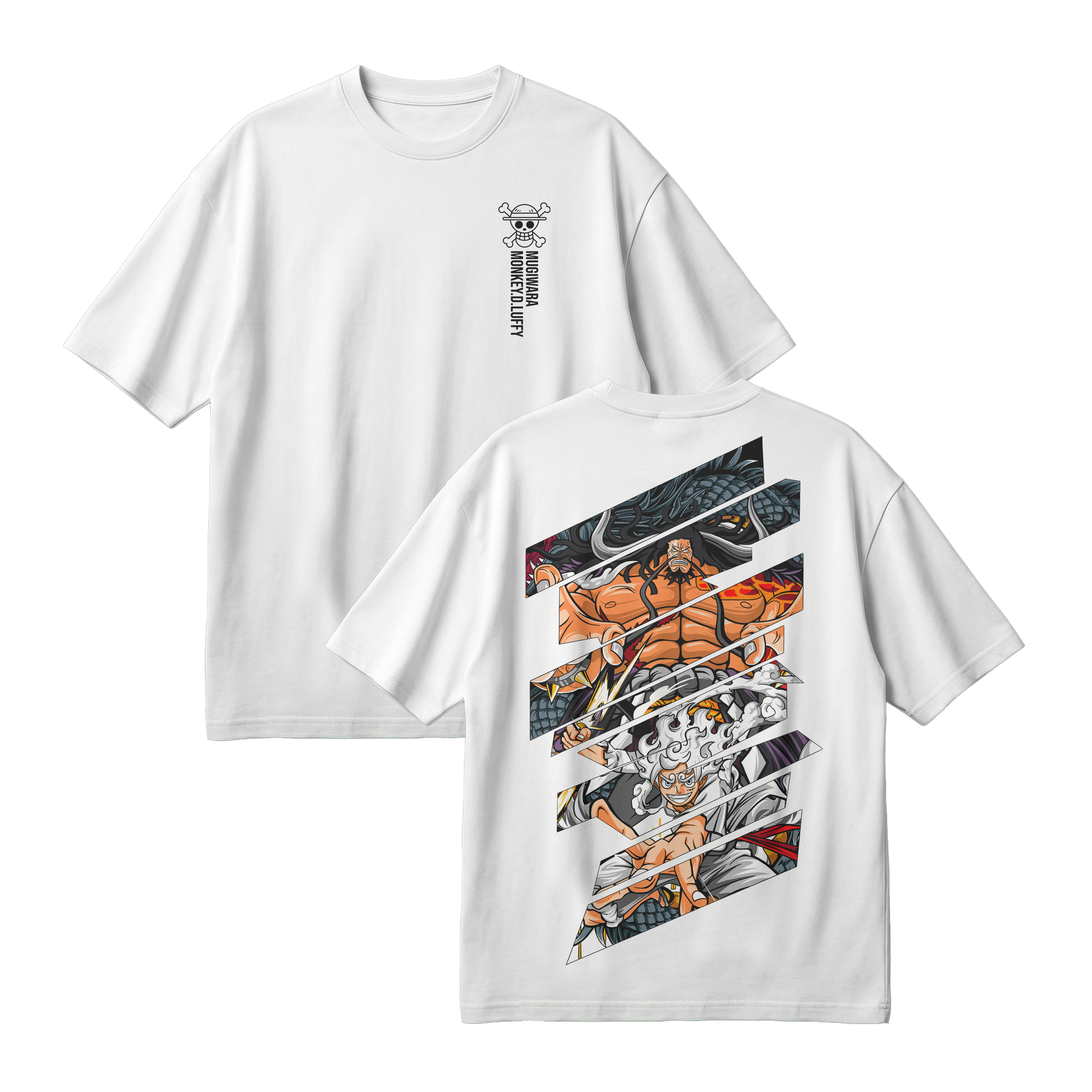 Anime One Piece Monkey D. Luffy Oversized T-Shirt - RZM005