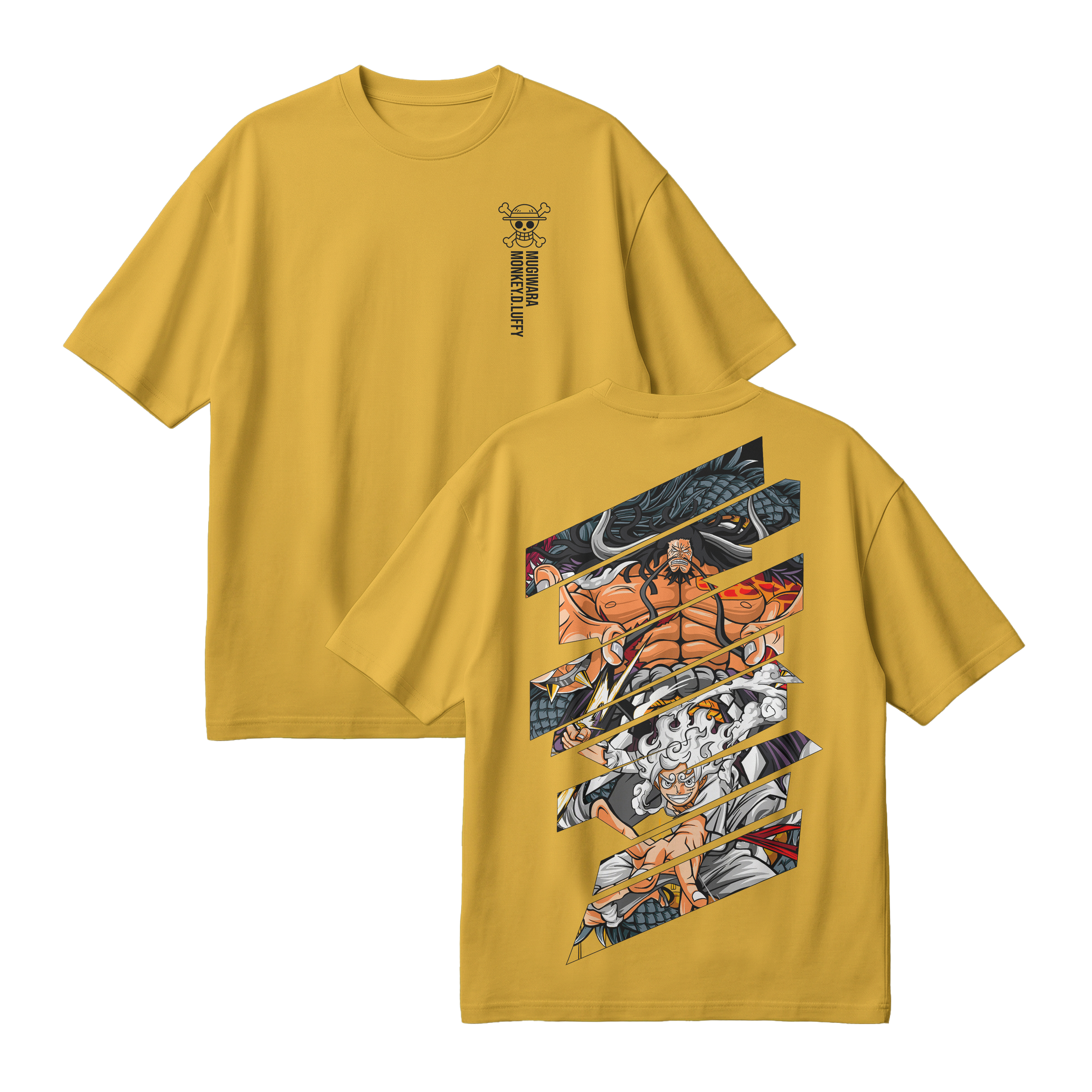 Anime One Piece Monkey D. Luffy Oversized T-Shirt - RZM005