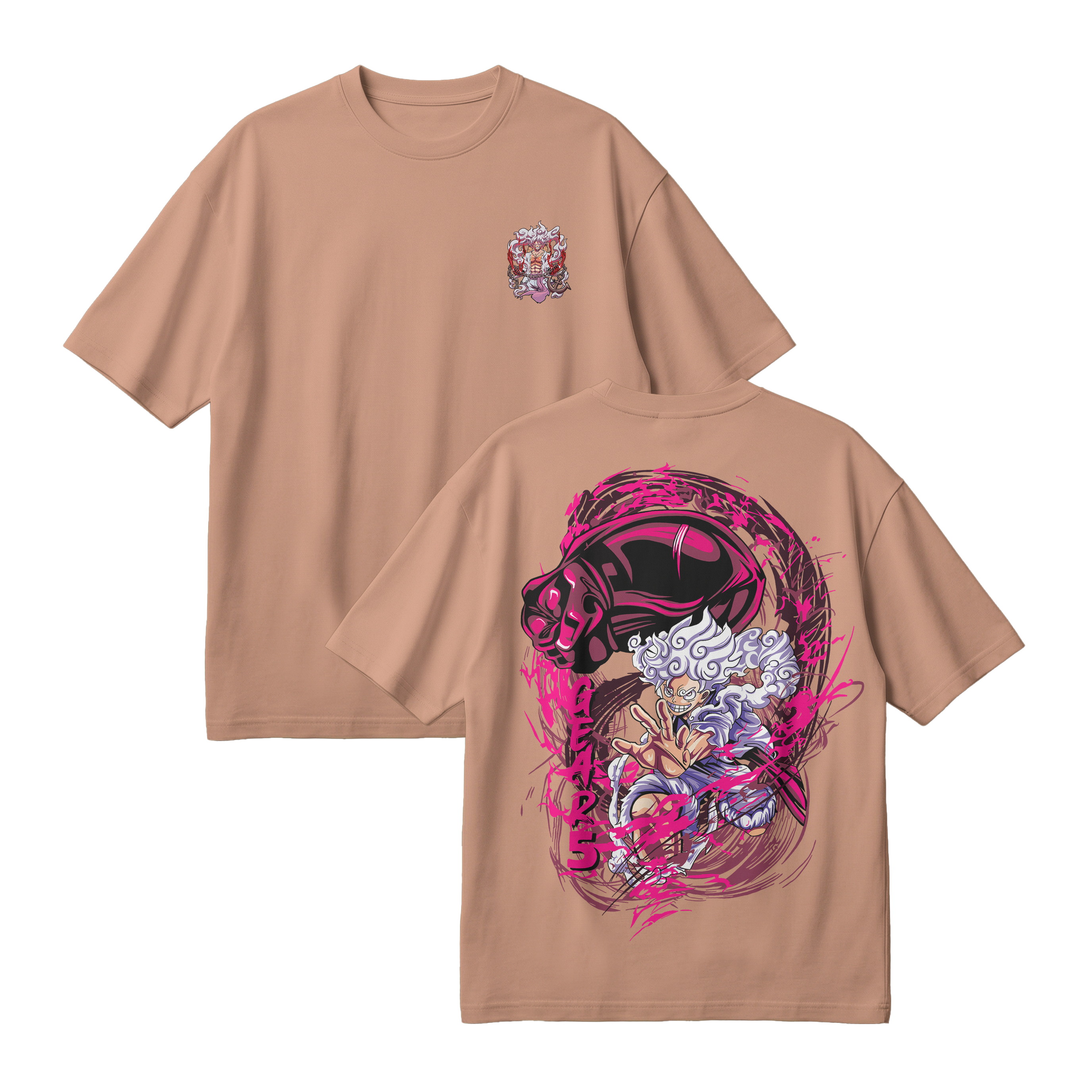 Anime One Piece Monkey D. Luffy Oversized T-Shirt - RZM006