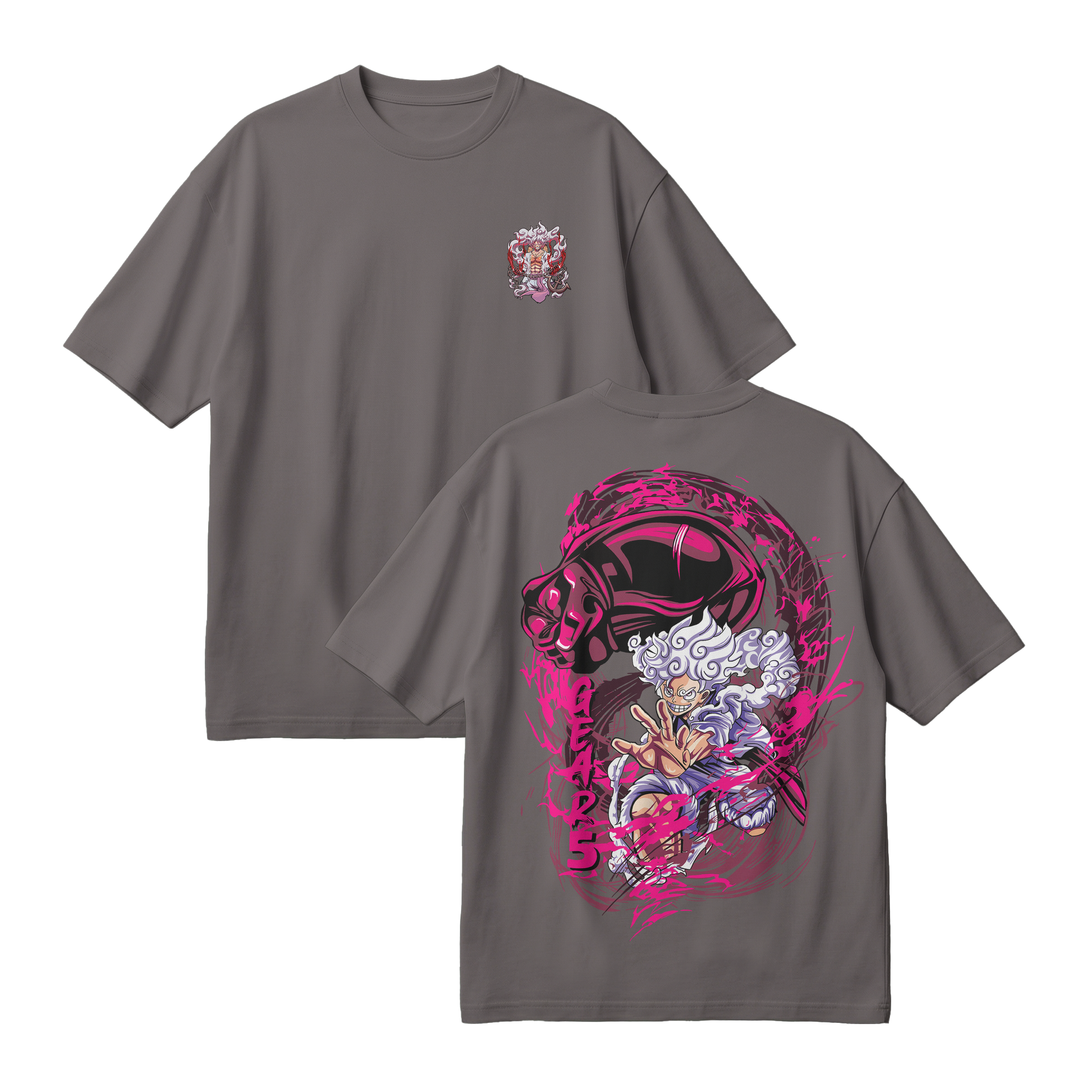 Anime One Piece Monkey D. Luffy Oversized T-Shirt - RZM006