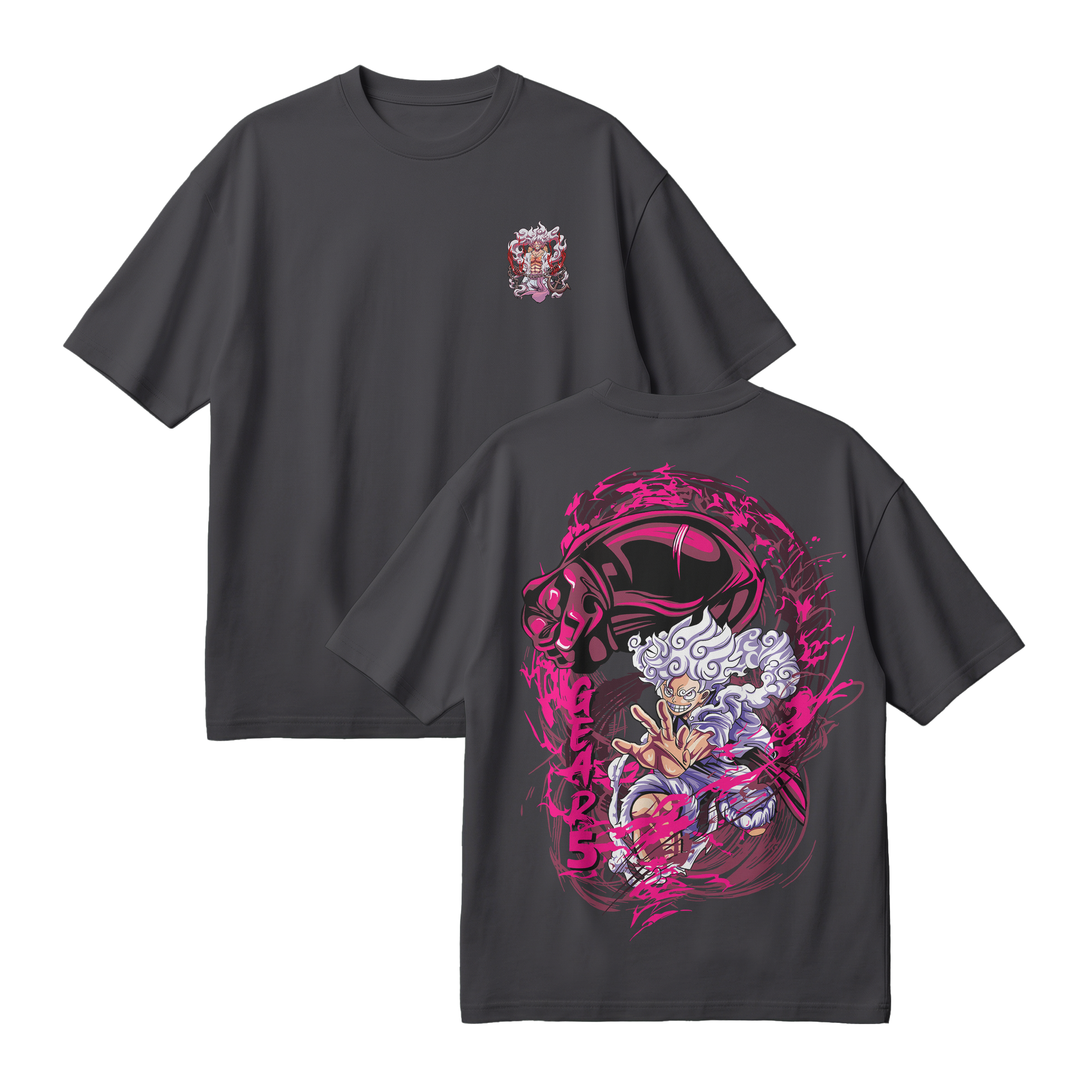 Anime One Piece Monkey D. Luffy Oversized T-Shirt - RZM006