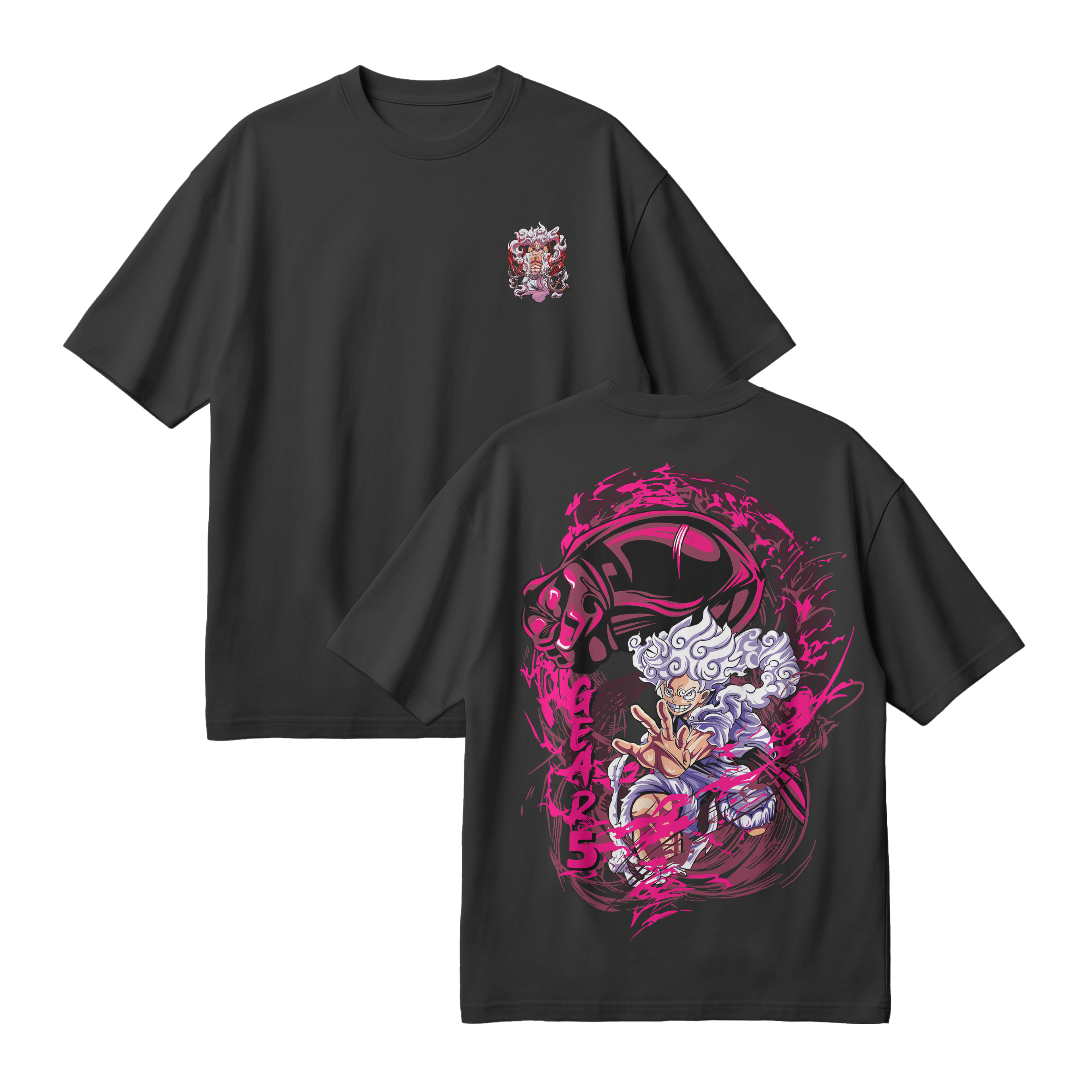 Anime One Piece Monkey D. Luffy Oversized T-Shirt - RZM006