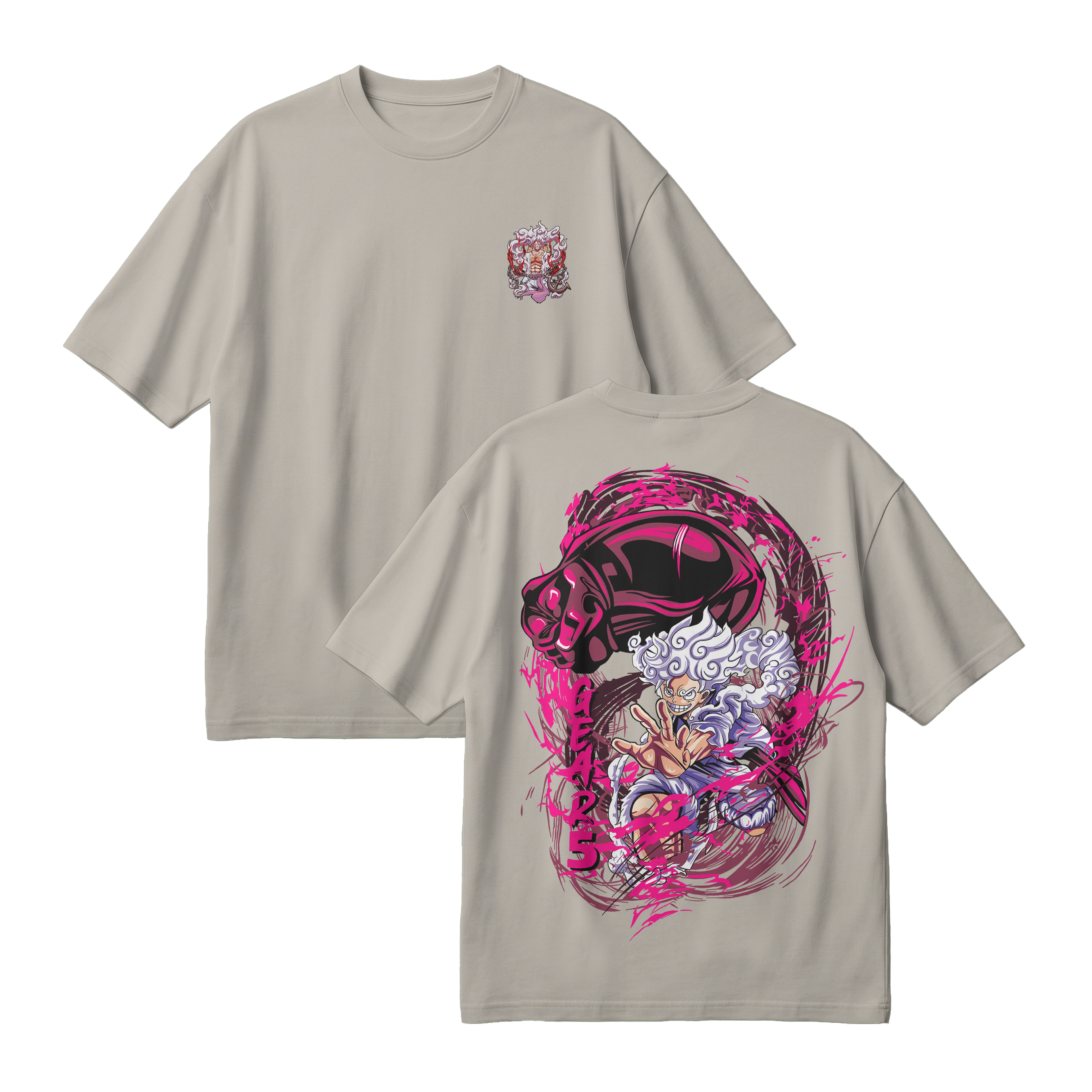 Anime One Piece Monkey D. Luffy Oversized T-Shirt - RZM006
