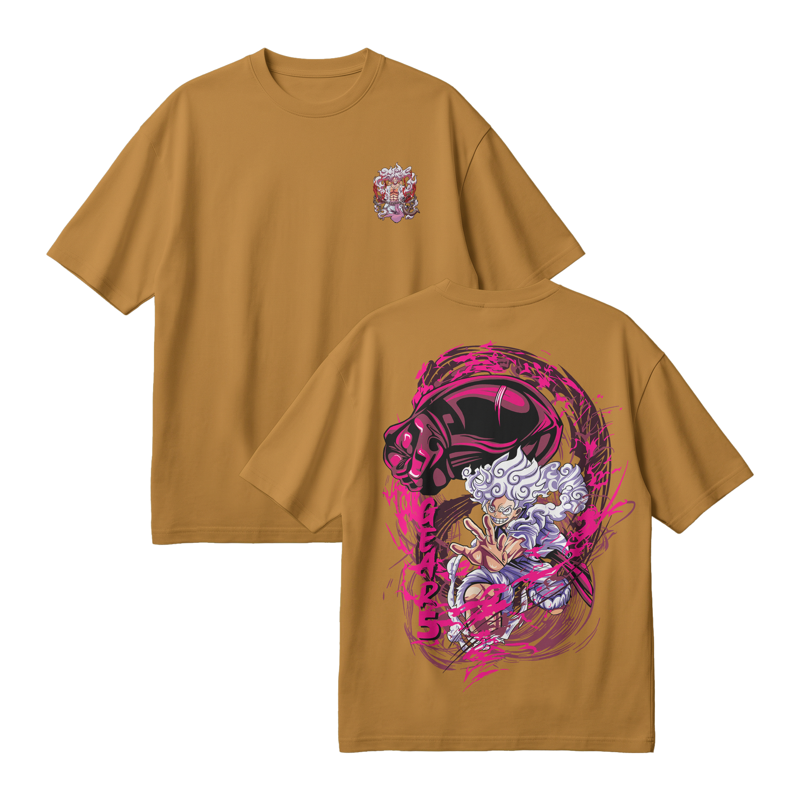 Anime One Piece Monkey D. Luffy Oversized T-Shirt - RZM006