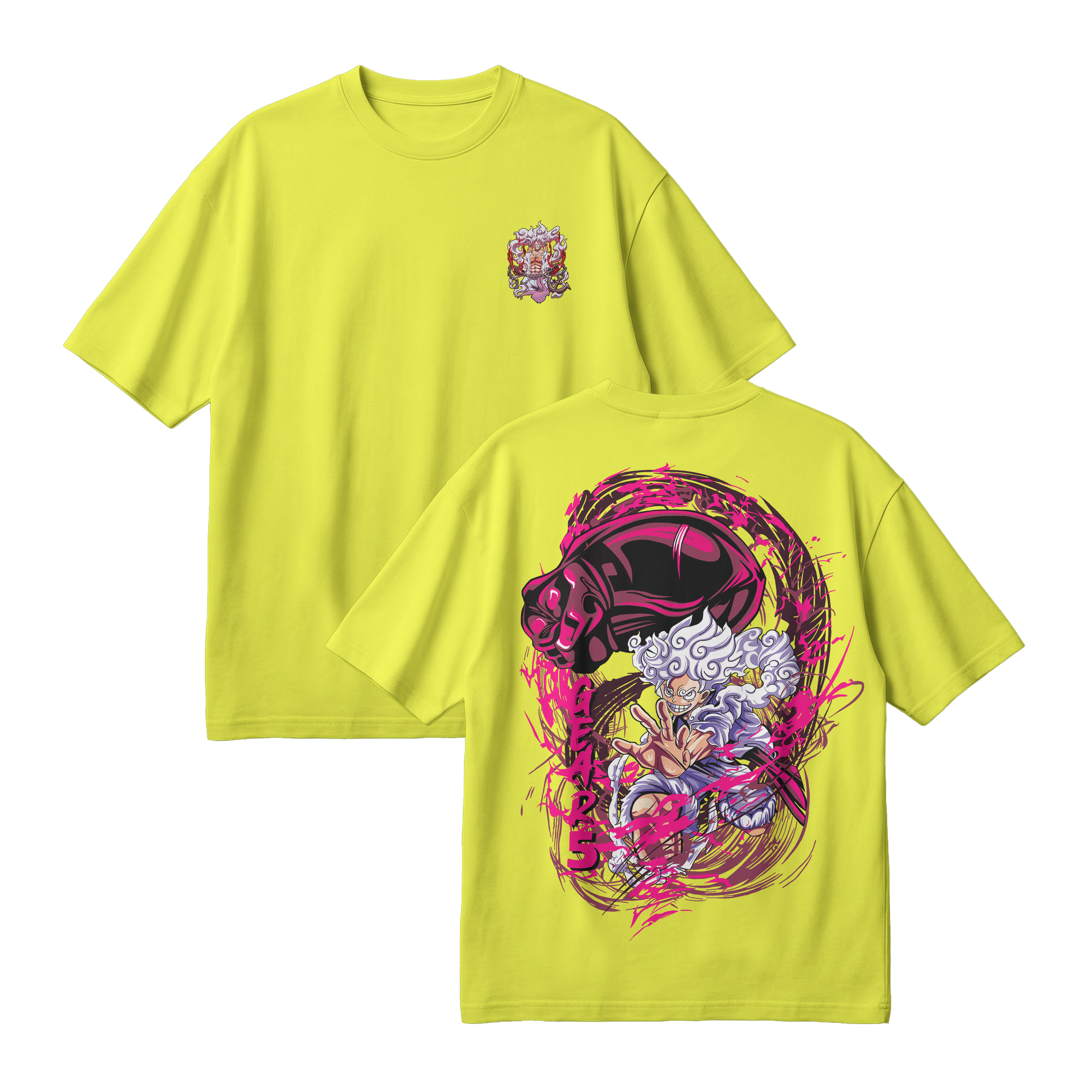 Anime One Piece Monkey D. Luffy Oversized T-Shirt - RZM006