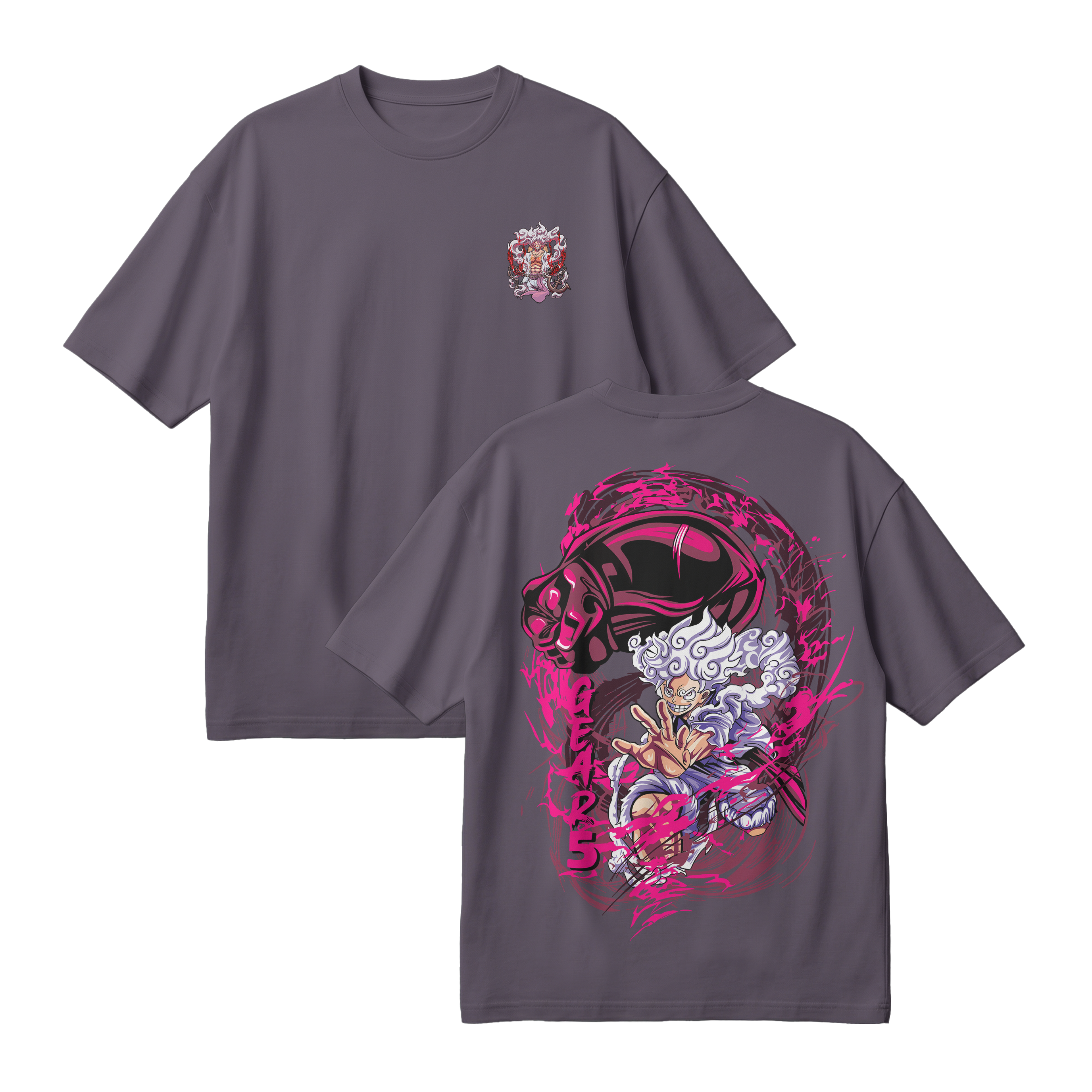Anime One Piece Monkey D. Luffy Oversized T-Shirt - RZM006