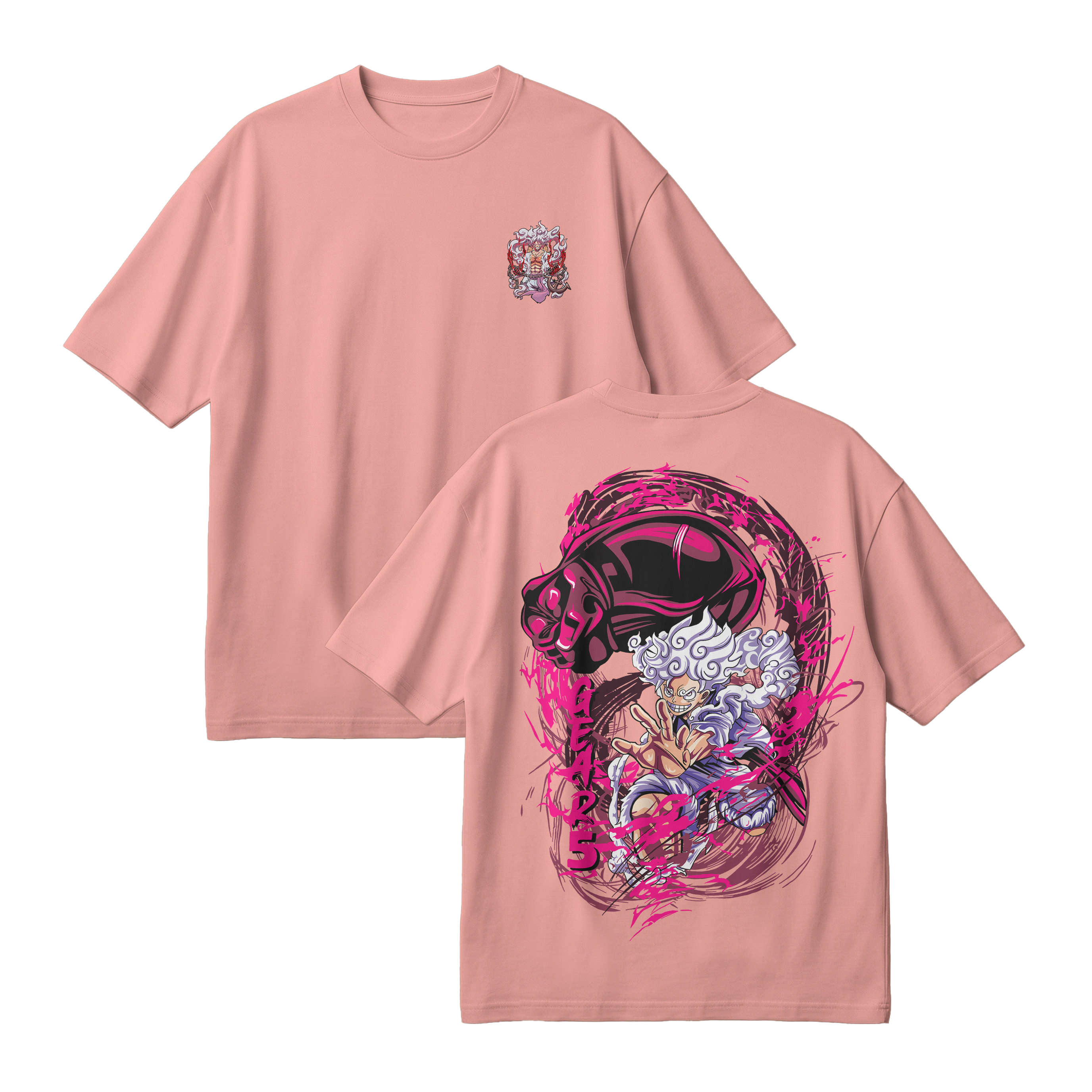 Anime One Piece Monkey D. Luffy Oversized T-Shirt - RZM006