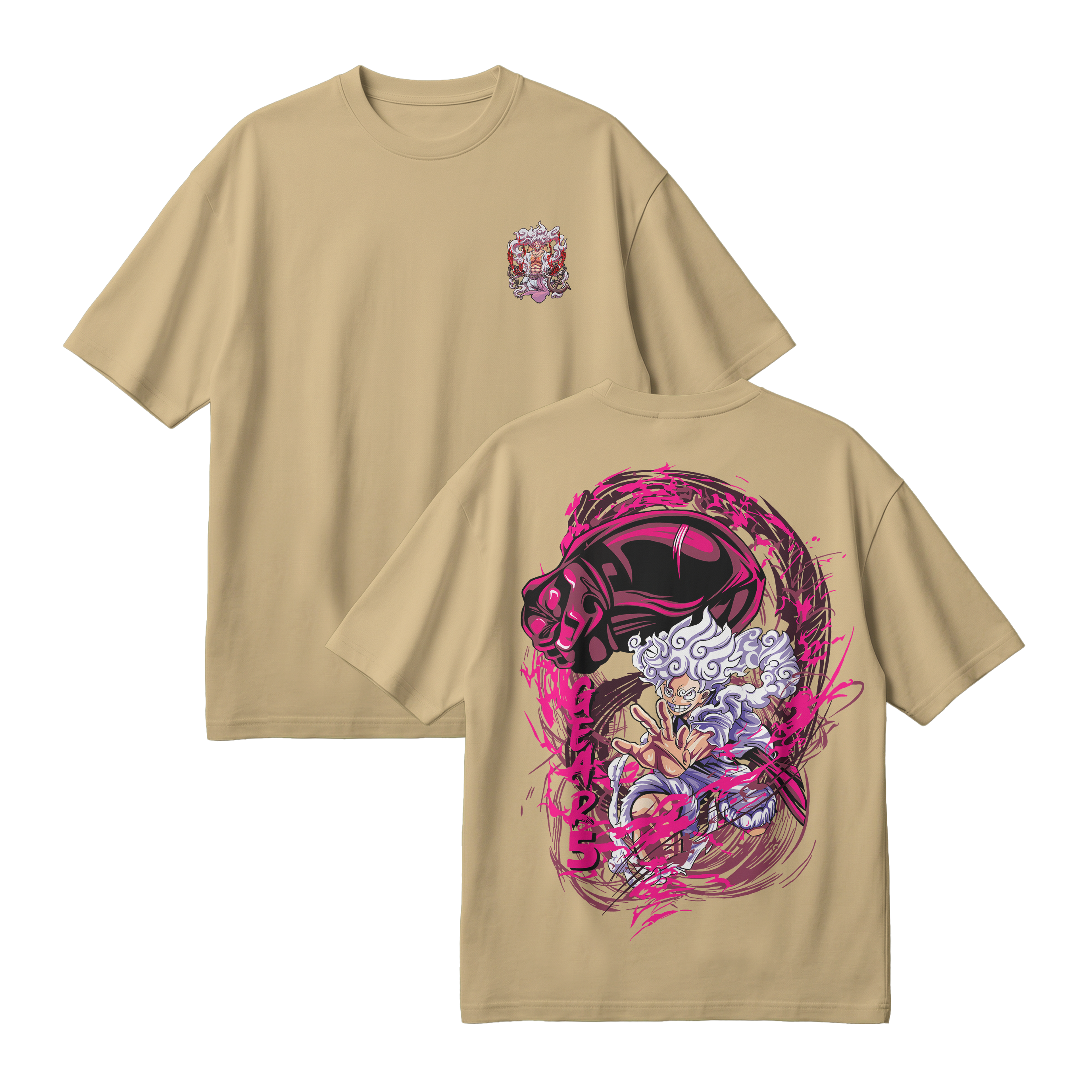 Anime One Piece Monkey D. Luffy Oversized T-Shirt - RZM006