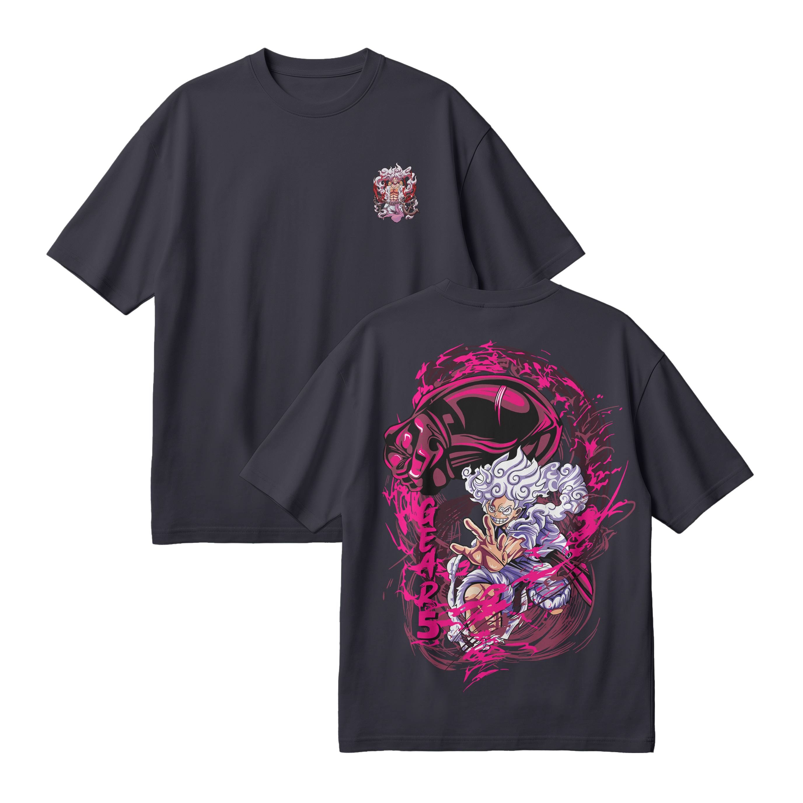Anime One Piece Monkey D. Luffy Oversized T-Shirt - RZM006