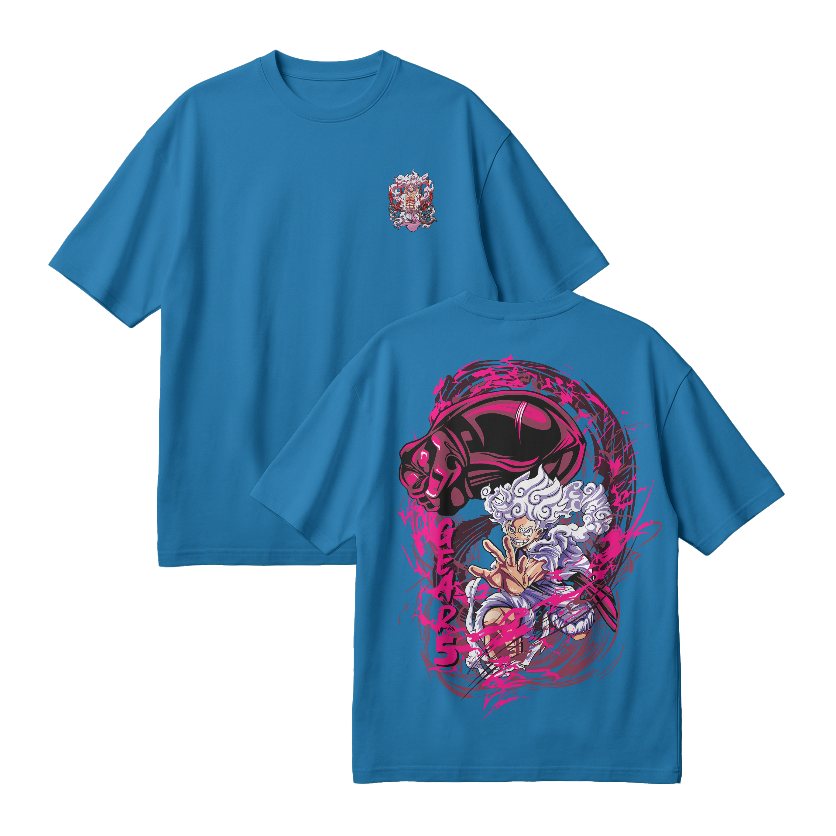 Anime One Piece Monkey D. Luffy Oversized T-Shirt - RZM006