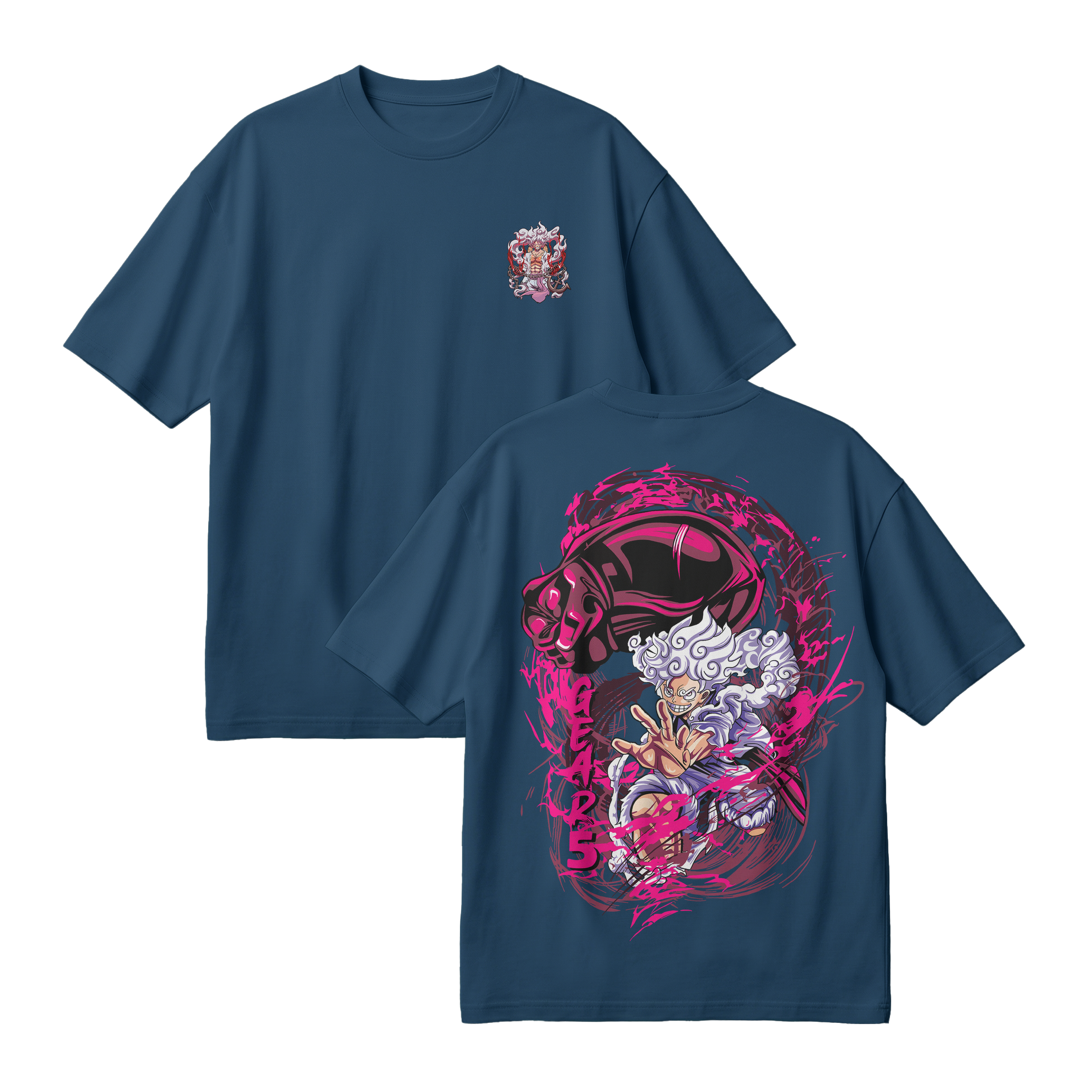 Anime One Piece Monkey D. Luffy Oversized T-Shirt - RZM006