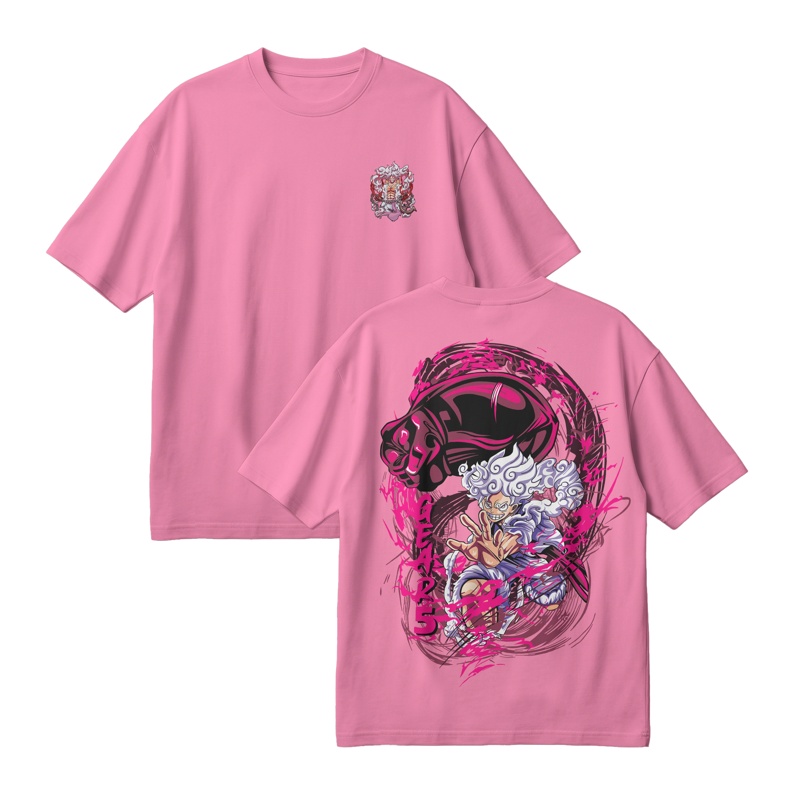 Anime One Piece Monkey D. Luffy Oversized T-Shirt - RZM006