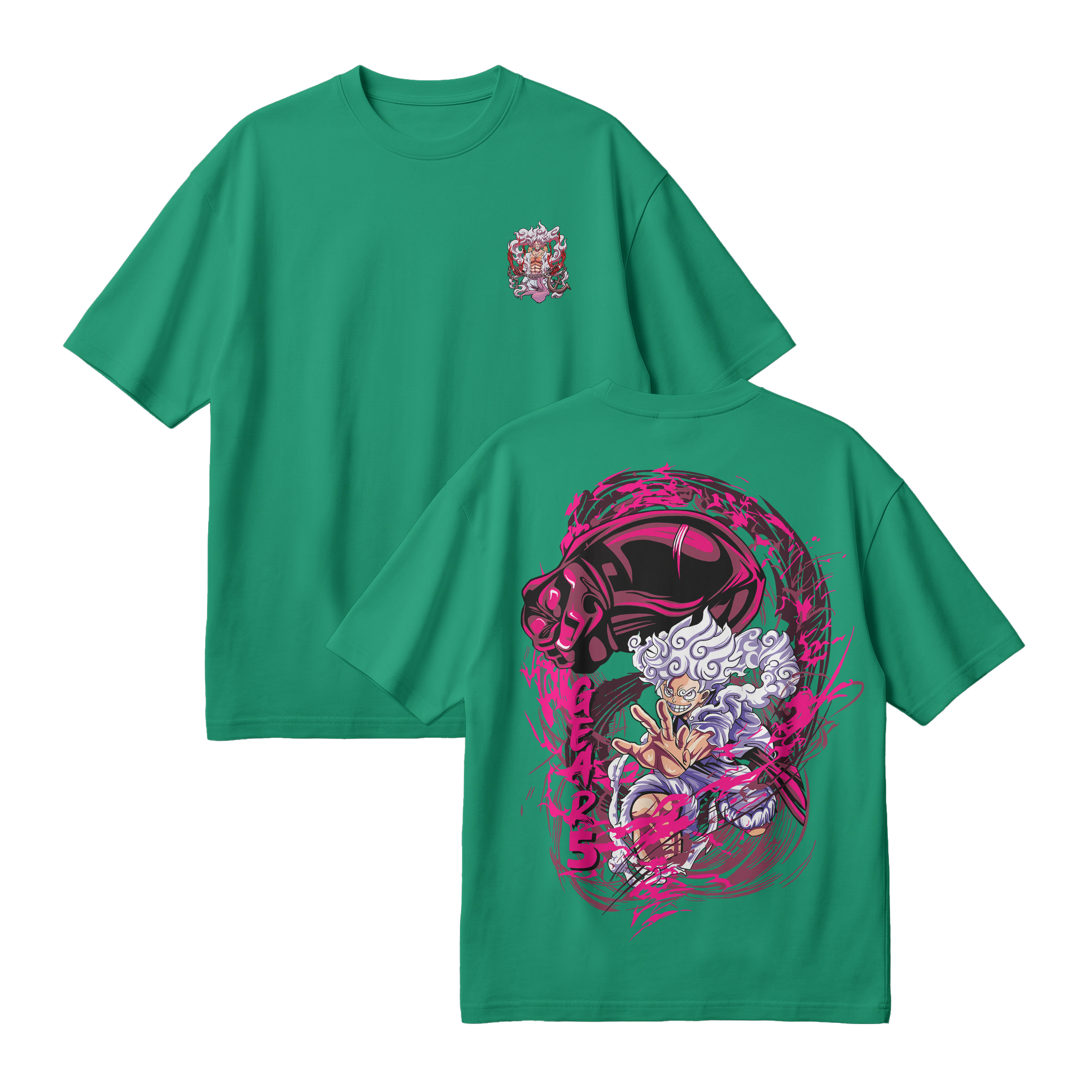 Anime One Piece Monkey D. Luffy Oversized T-Shirt - RZM006