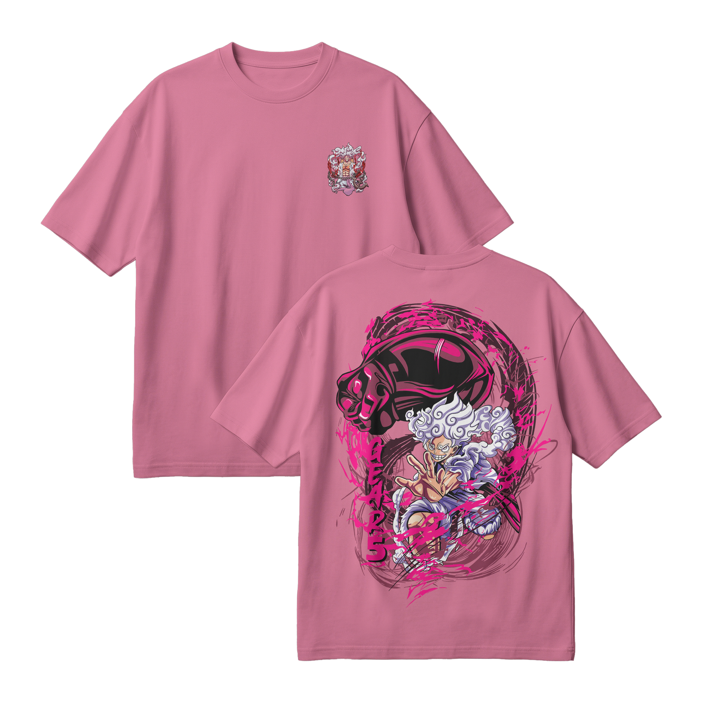 Anime One Piece Monkey D. Luffy Oversized T-Shirt - RZM006