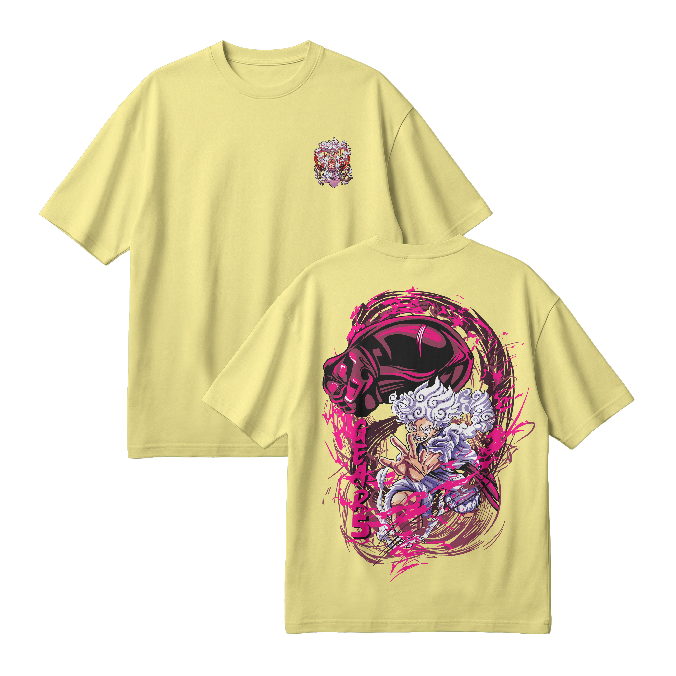 Anime One Piece Monkey D. Luffy Oversized T-Shirt - RZM006