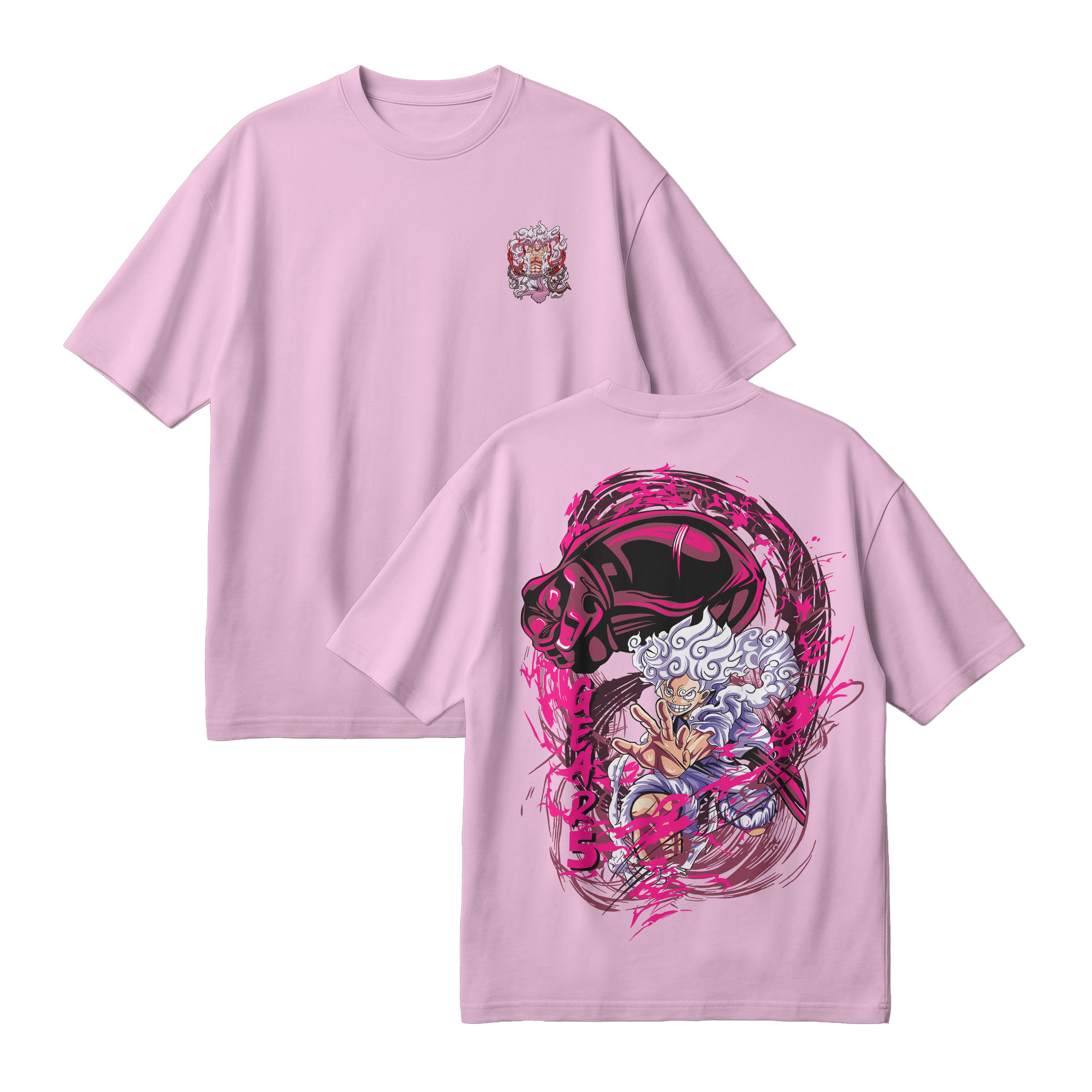 Anime One Piece Monkey D. Luffy Oversized T-Shirt - RZM006