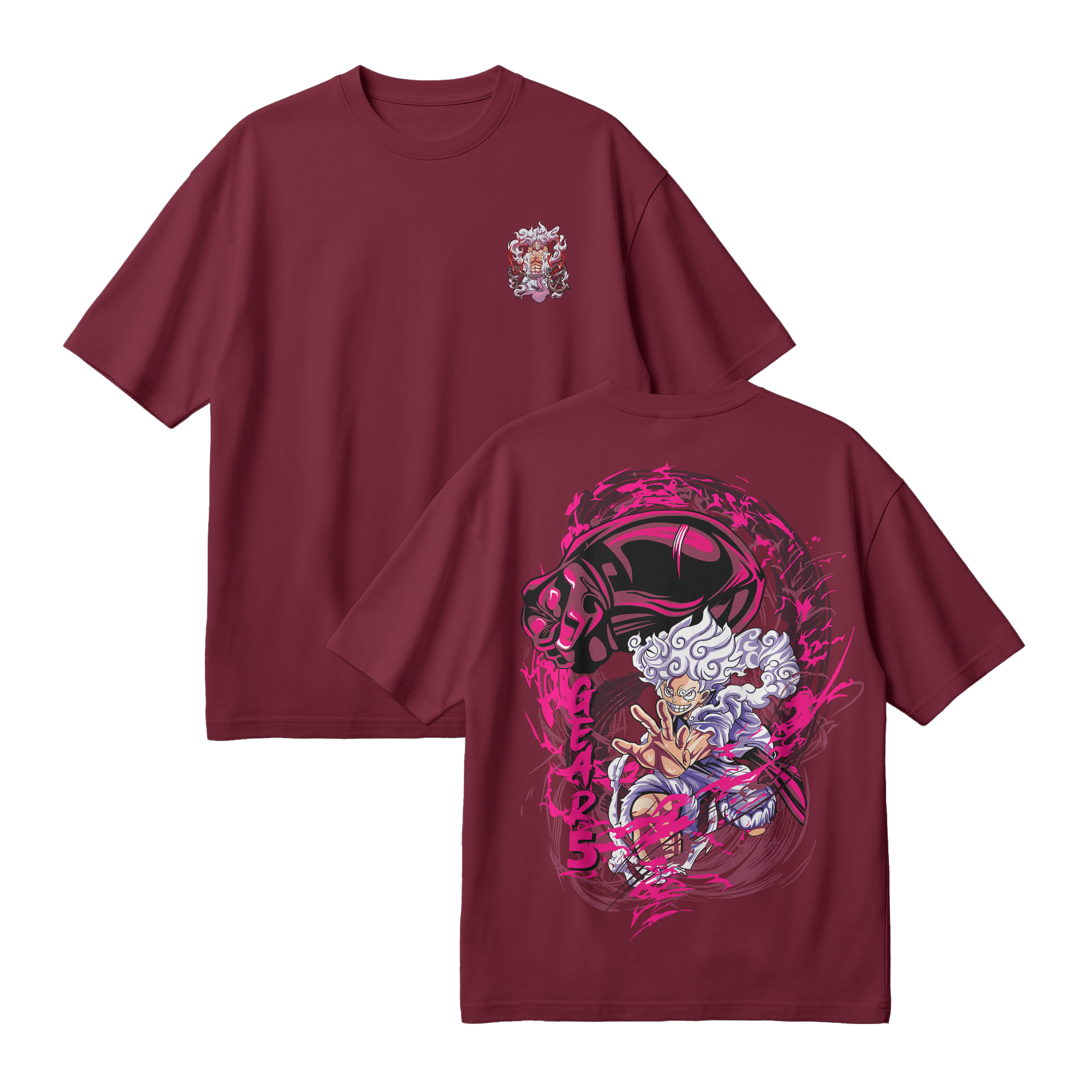 Anime One Piece Monkey D. Luffy Oversized T-Shirt - RZM006