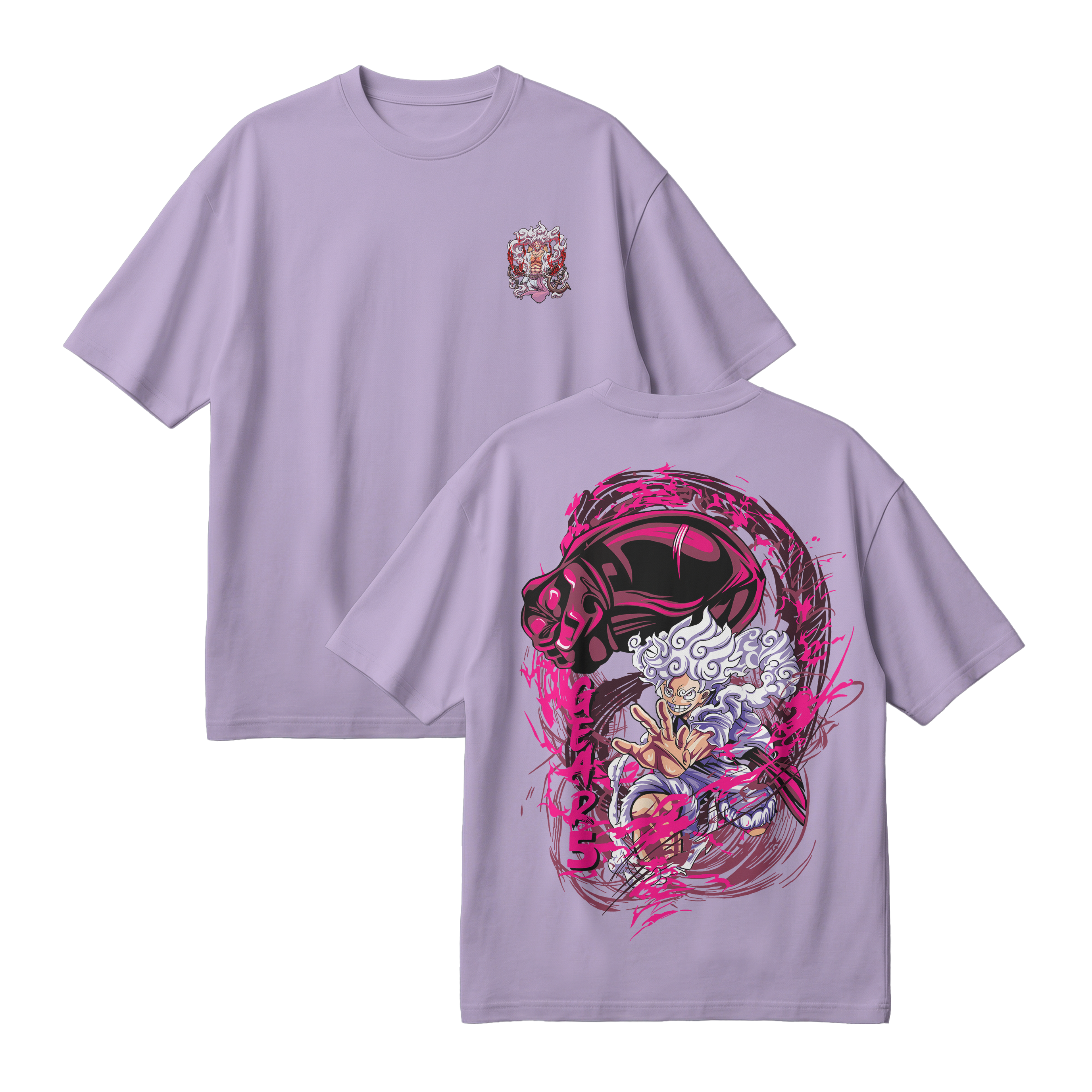 Anime One Piece Monkey D. Luffy Oversized T-Shirt - RZM006