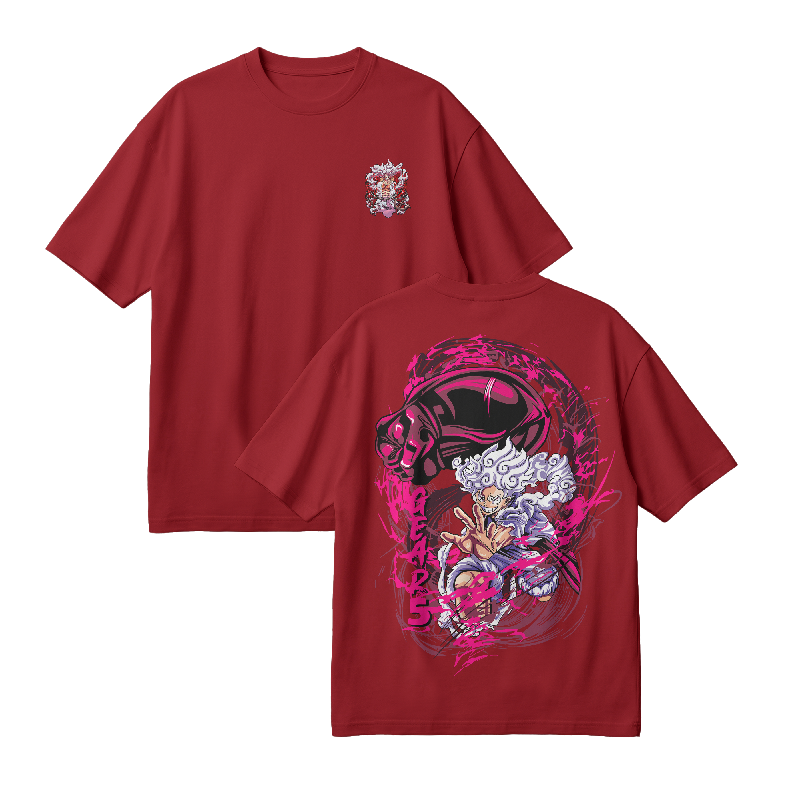 Anime One Piece Monkey D. Luffy Oversized T-Shirt - RZM006
