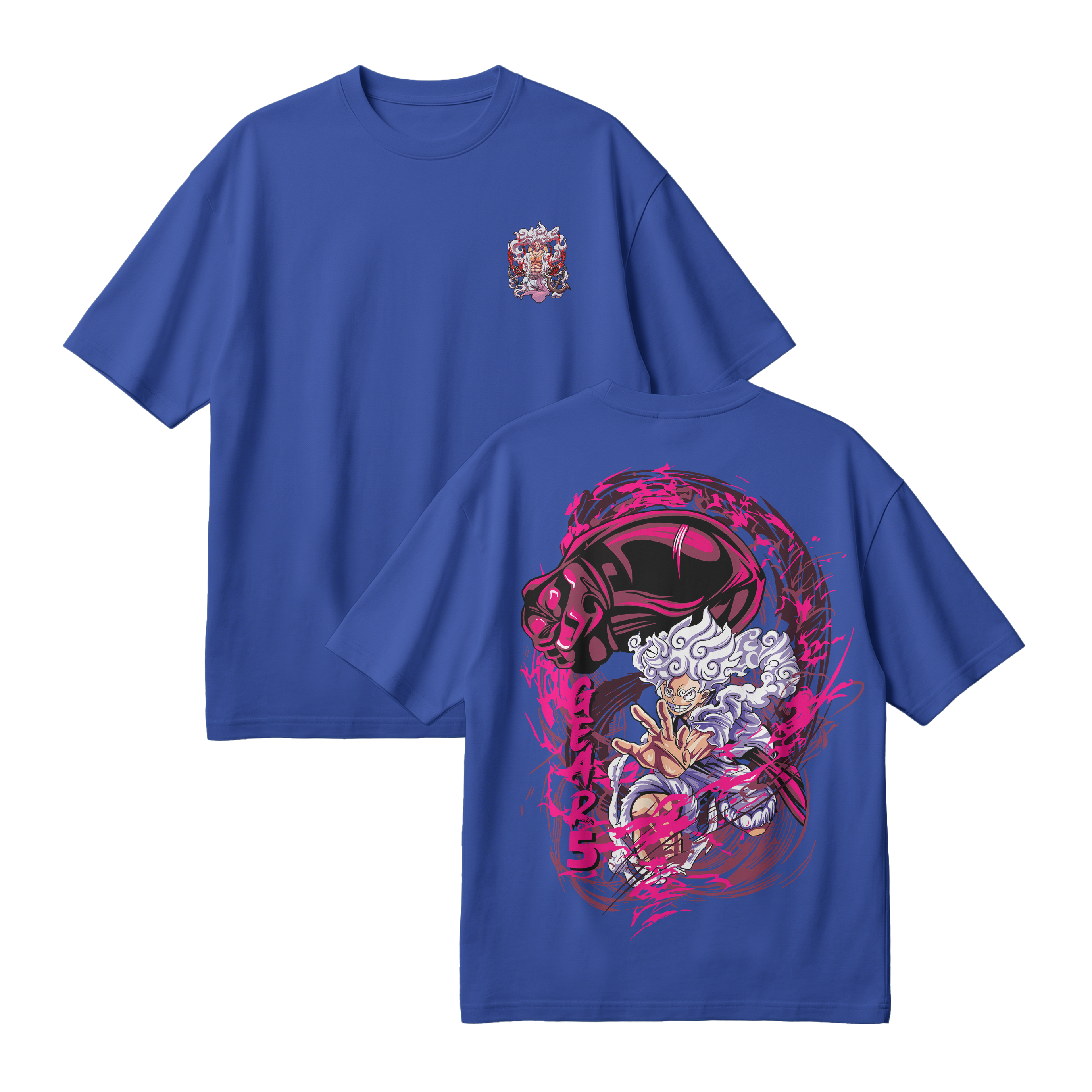 Anime One Piece Monkey D. Luffy Oversized T-Shirt - RZM006