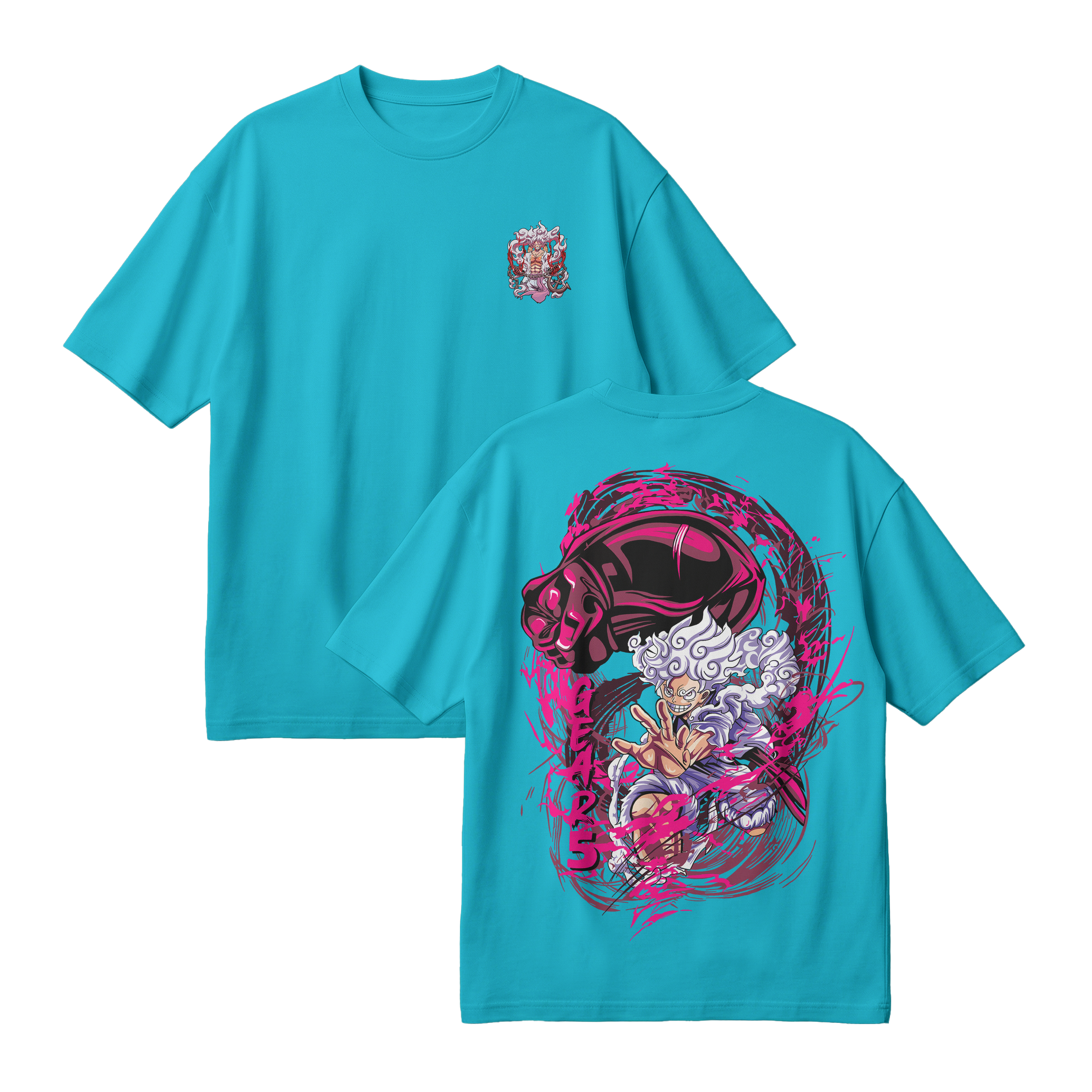 Anime One Piece Monkey D. Luffy Oversized T-Shirt - RZM006