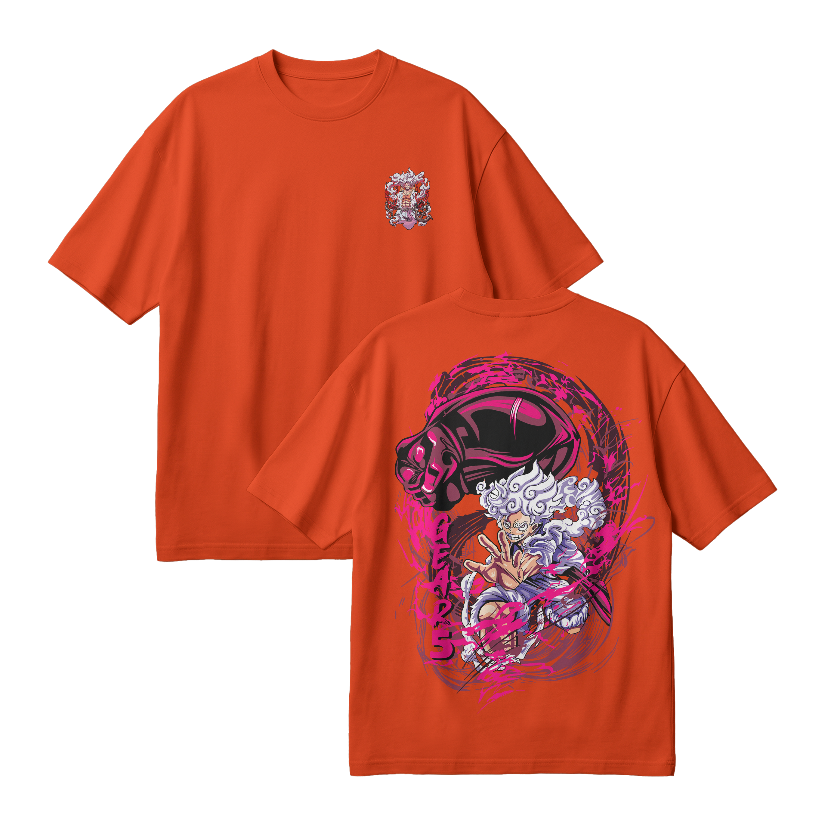 Anime One Piece Monkey D. Luffy Oversized T-Shirt - RZM006