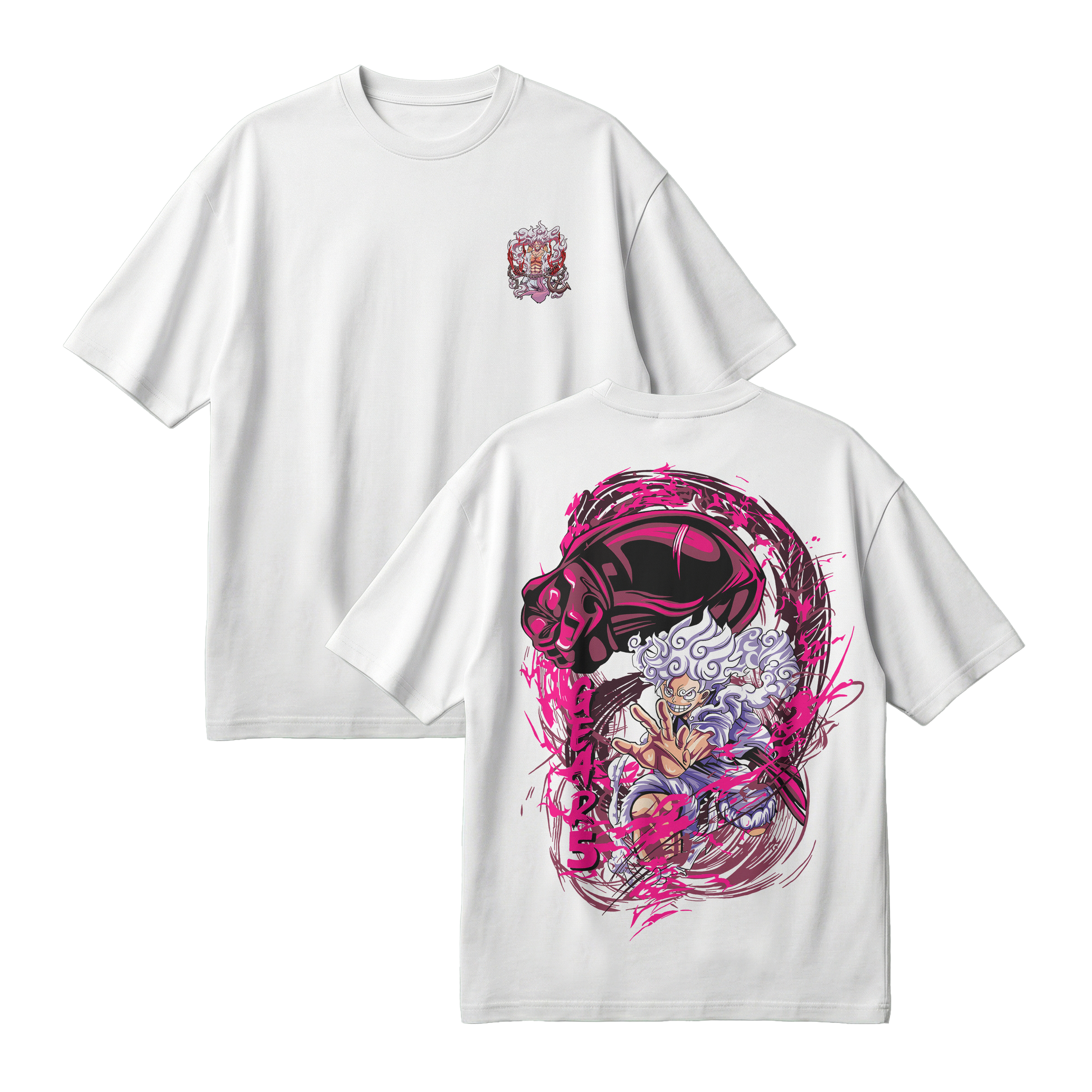 Anime One Piece Monkey D. Luffy Oversized T-Shirt - RZM006