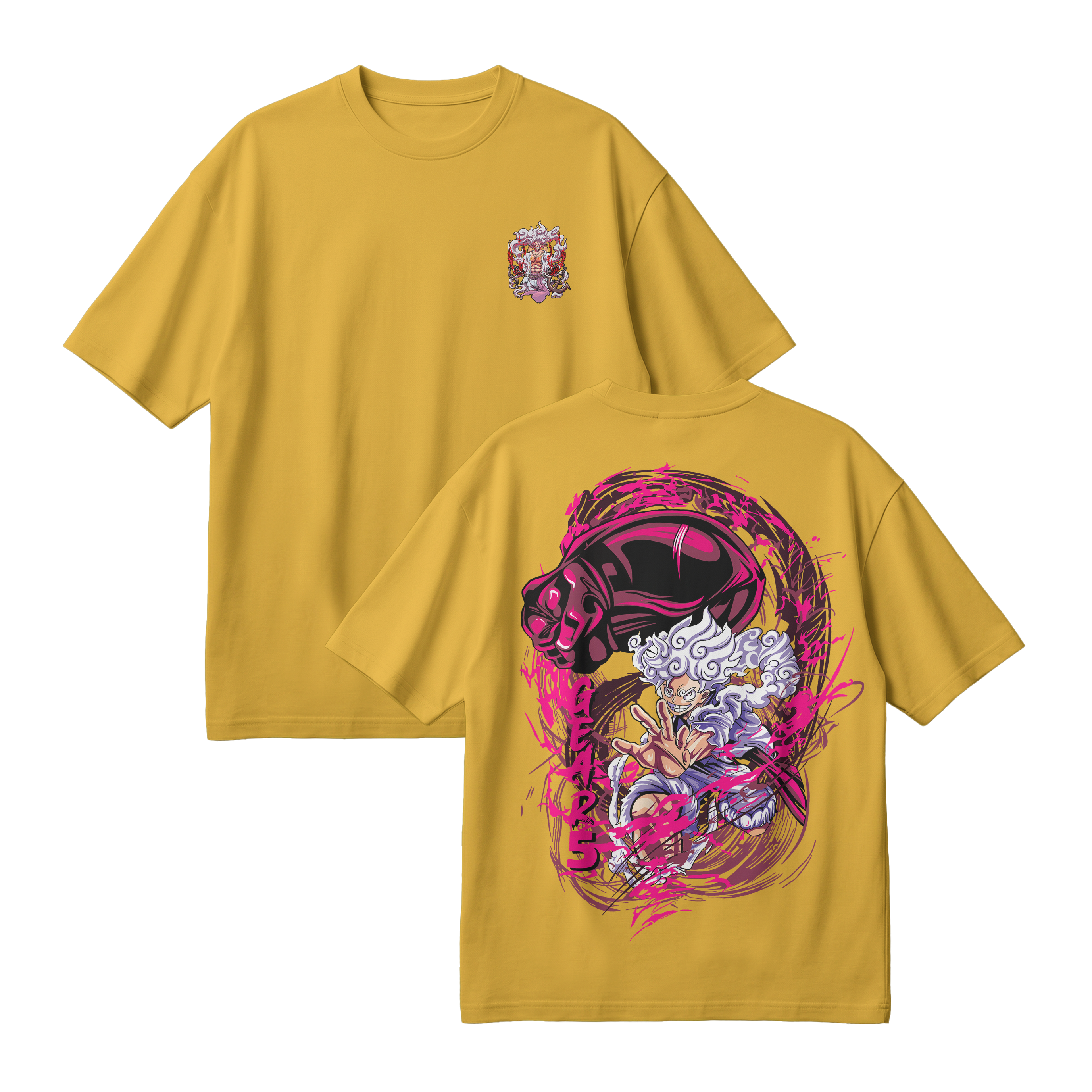 Anime One Piece Monkey D. Luffy Oversized T-Shirt - RZM006