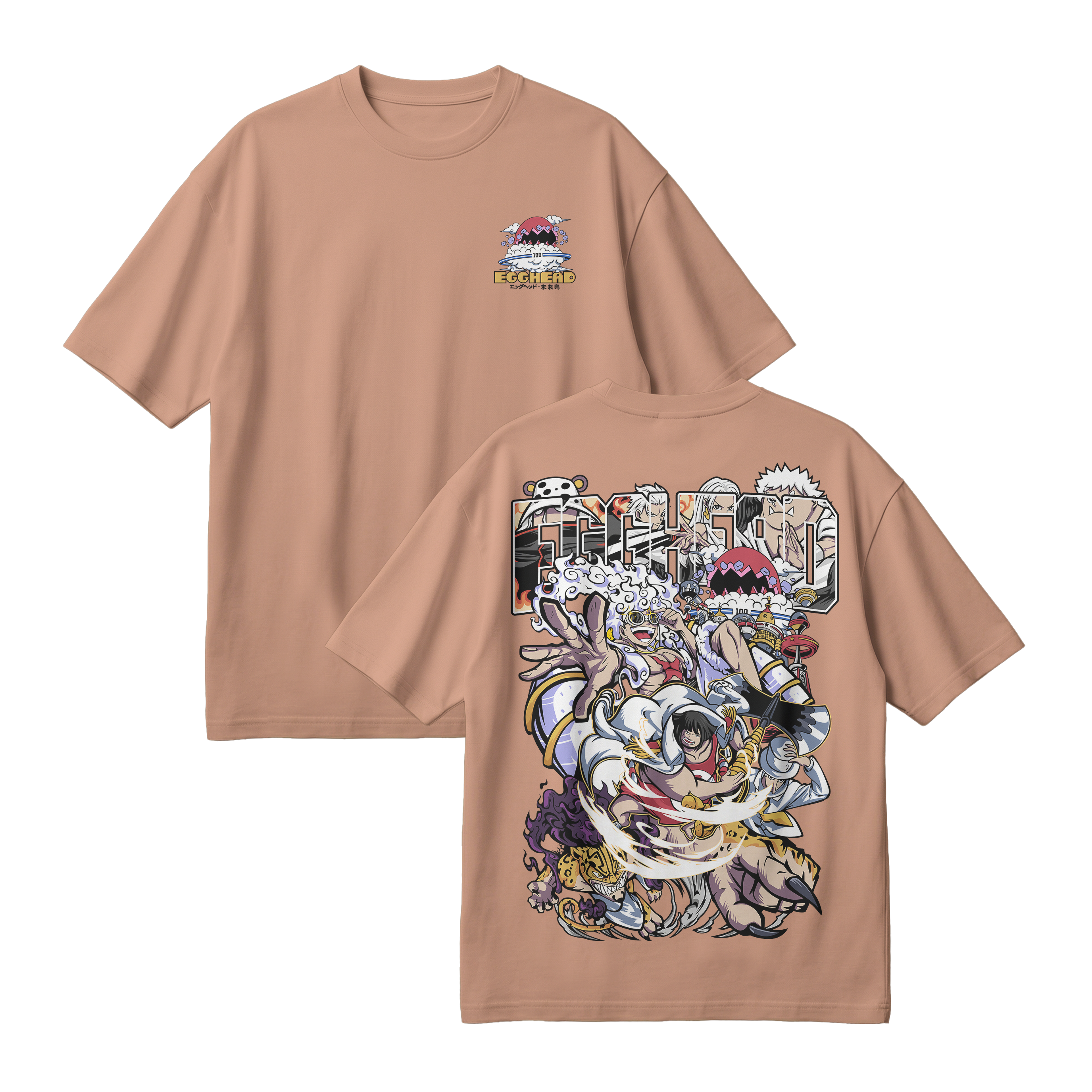 Anime One Piece Egghead Arc Oversized T-Shirt - RZM013