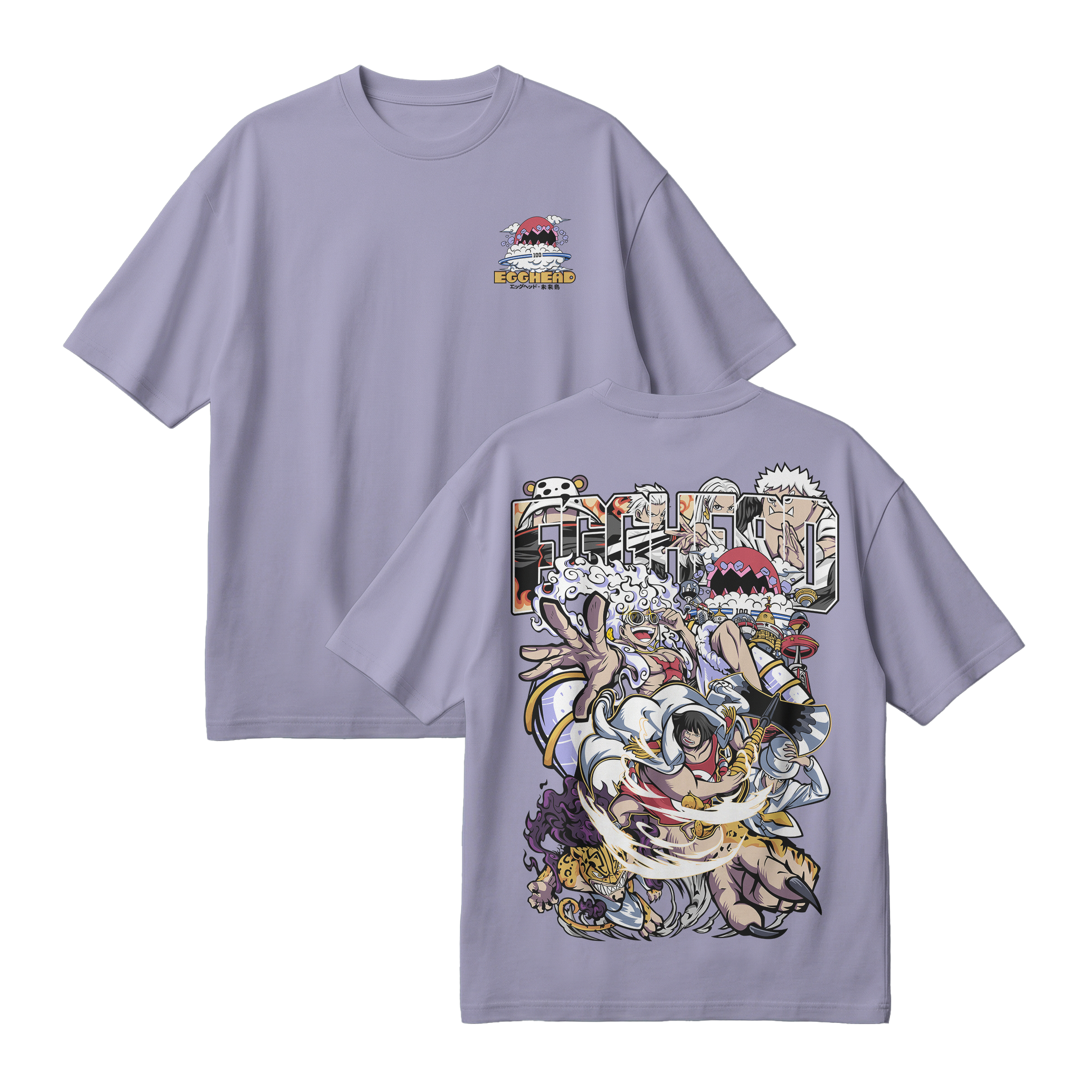 Anime One Piece Egghead Arc Oversized T-Shirt - RZM013
