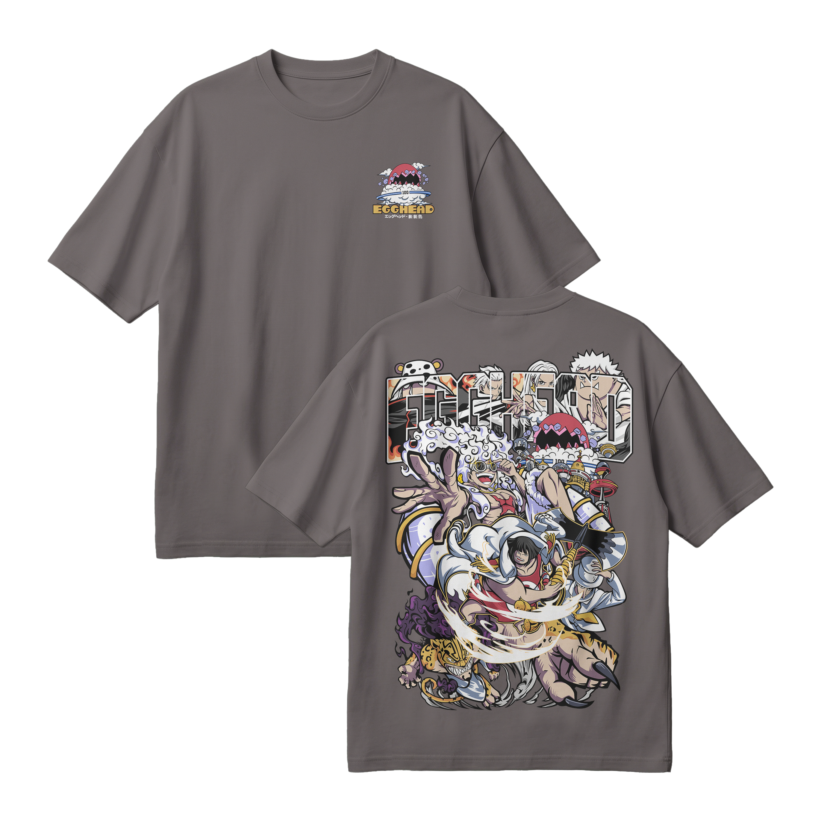 Anime One Piece Egghead Arc Oversized T-Shirt - RZM013