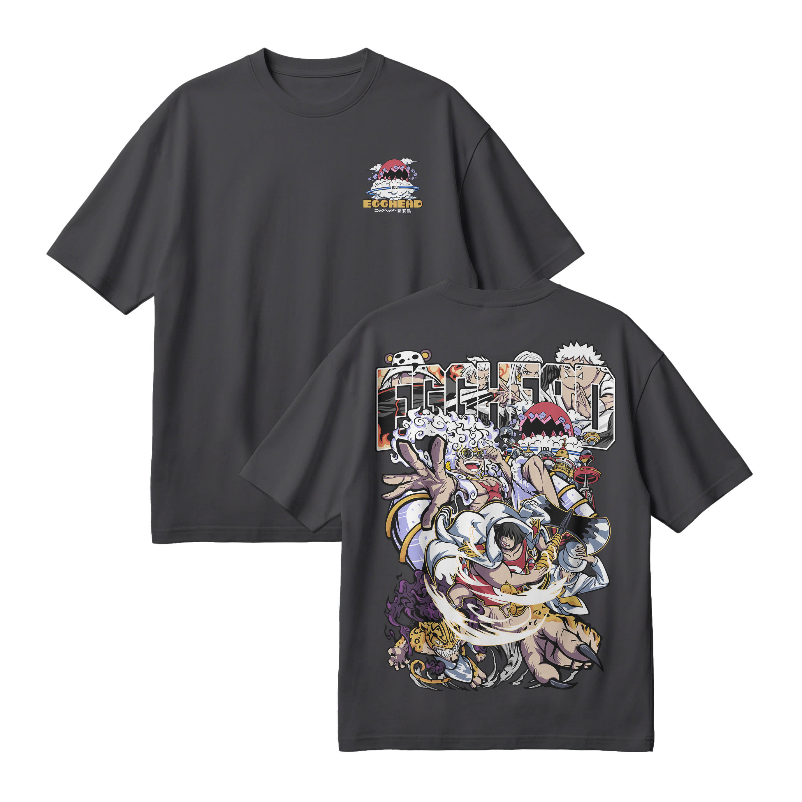 Anime One Piece Egghead Arc Oversized T-Shirt - RZM013