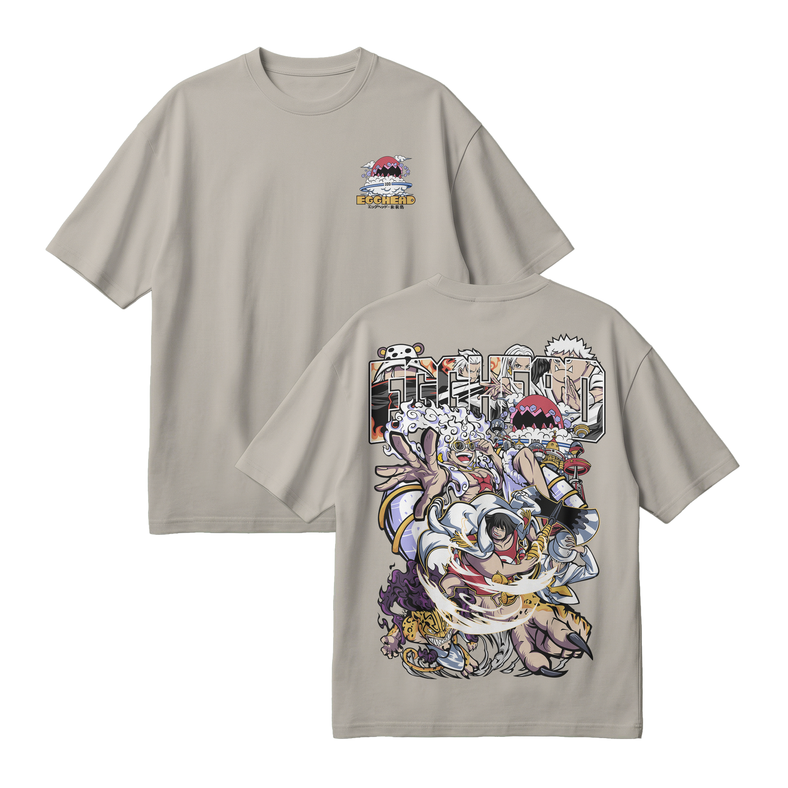 Anime One Piece Egghead Arc Oversized T-Shirt - RZM013