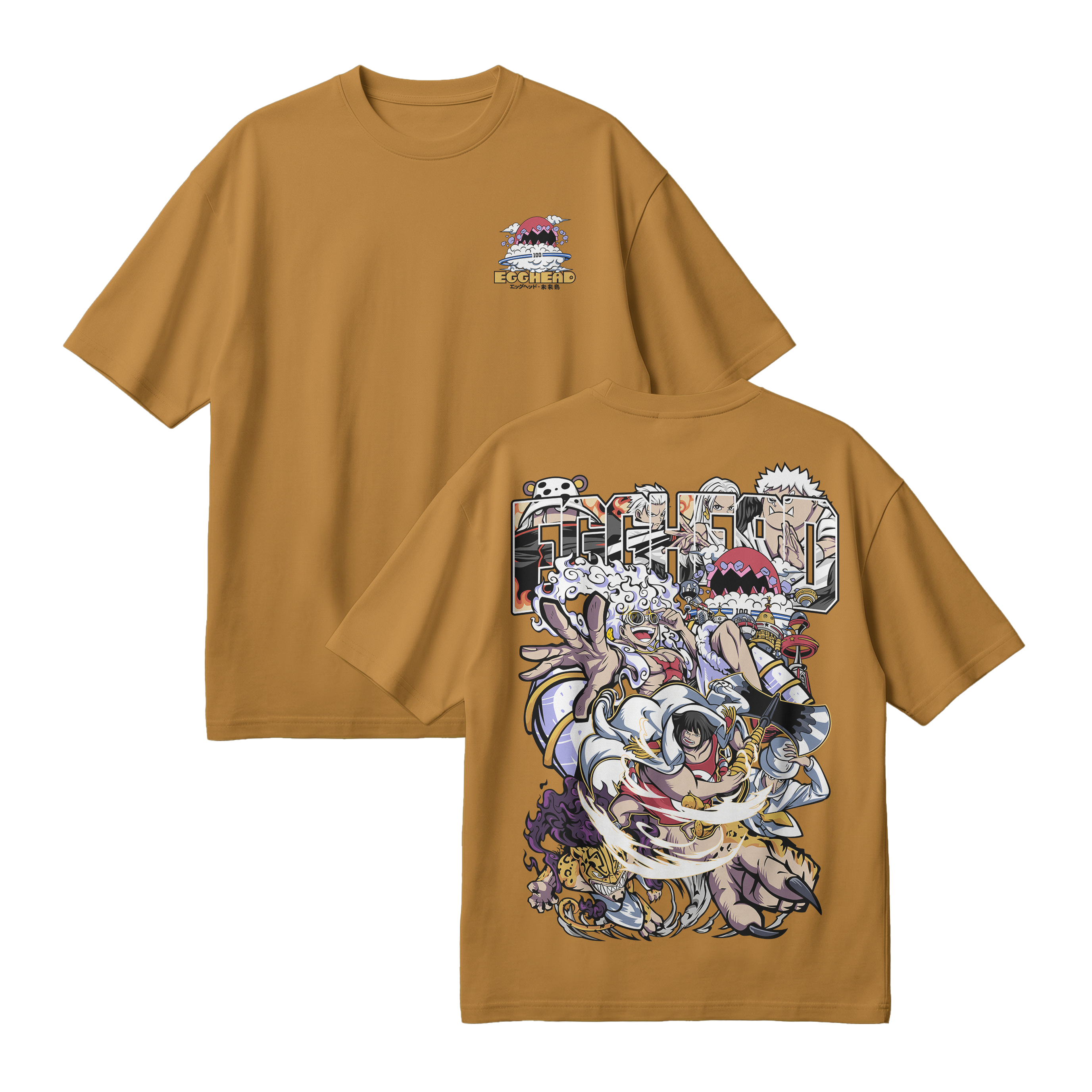 Anime One Piece Egghead Arc Oversized T-Shirt - RZM013