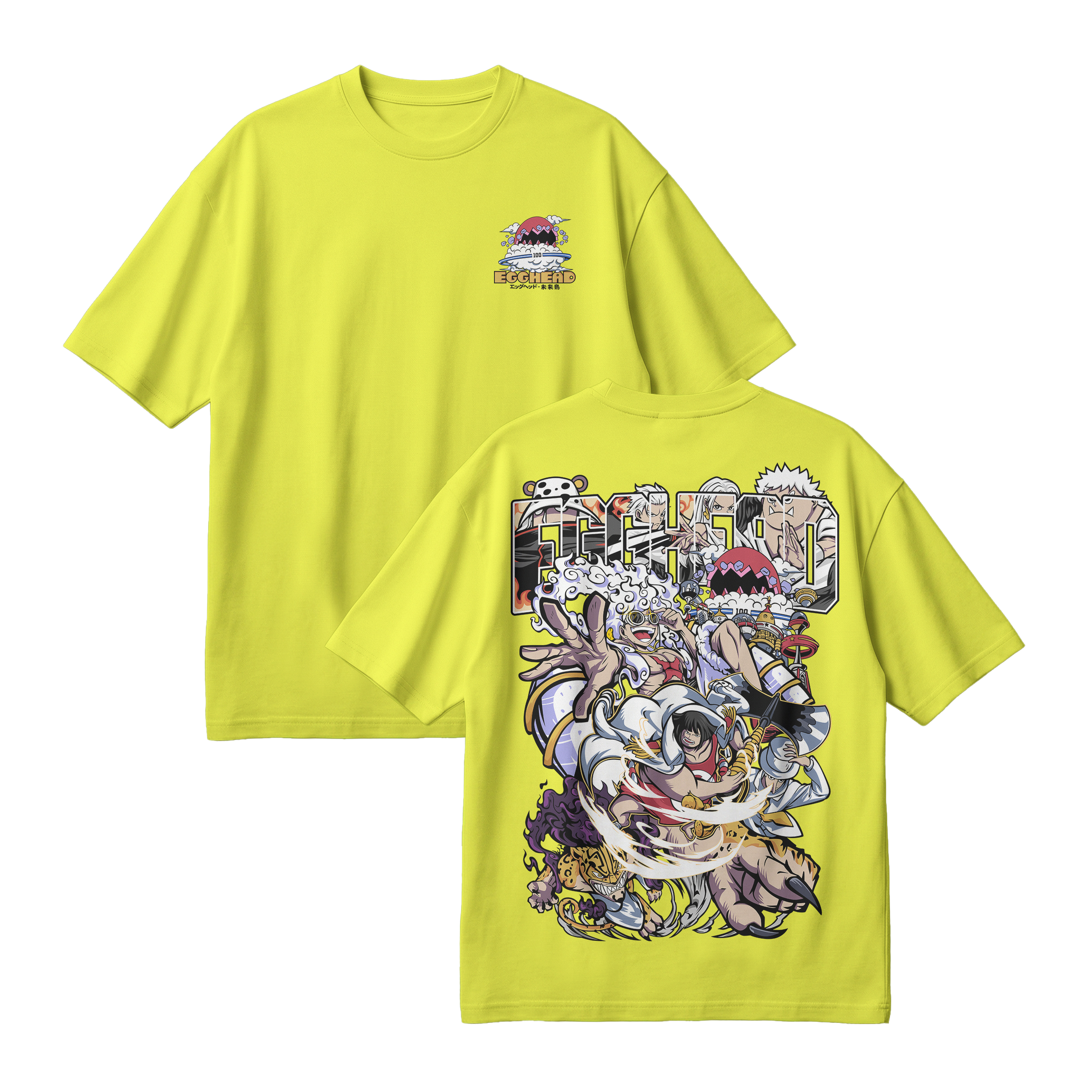 Anime One Piece Egghead Arc Oversized T-Shirt - RZM013